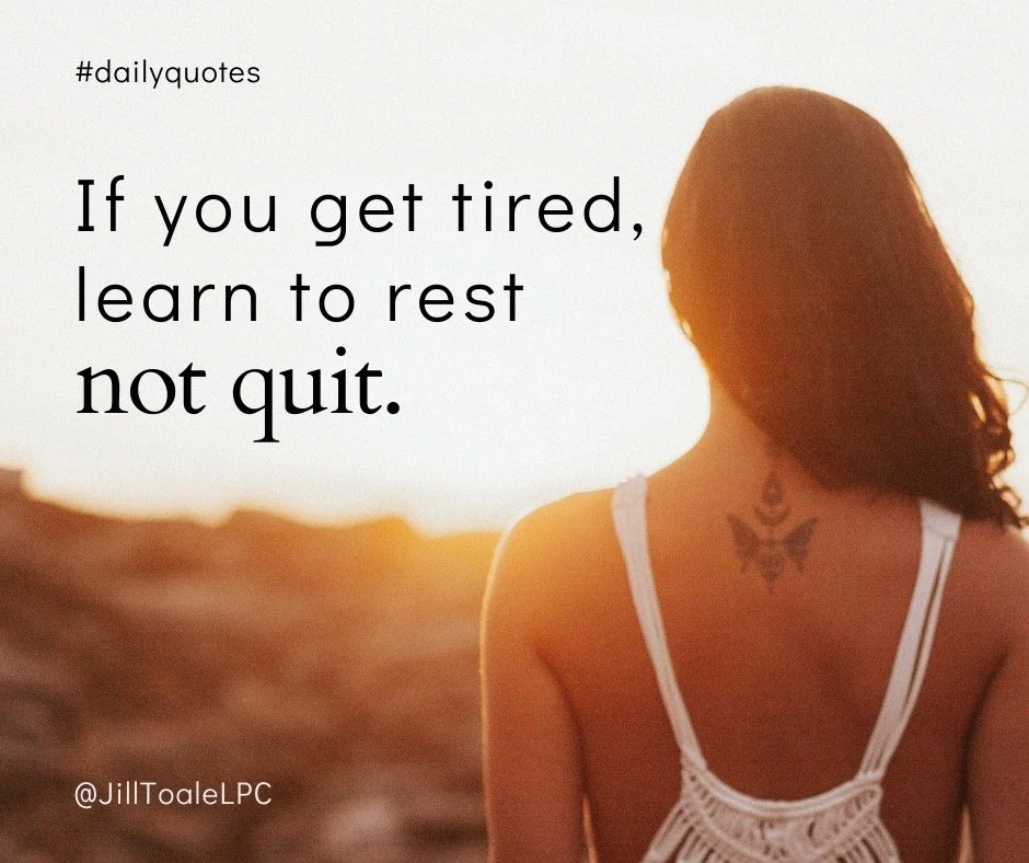We're in officially in September, ya'll! 🌾Where are my fall loving friends?🍂 When the going gets tough, remember: rest is not quitting. It's recharging.
This powerful reminder that sometimes the bravest thing we can do is pause and replenish our e