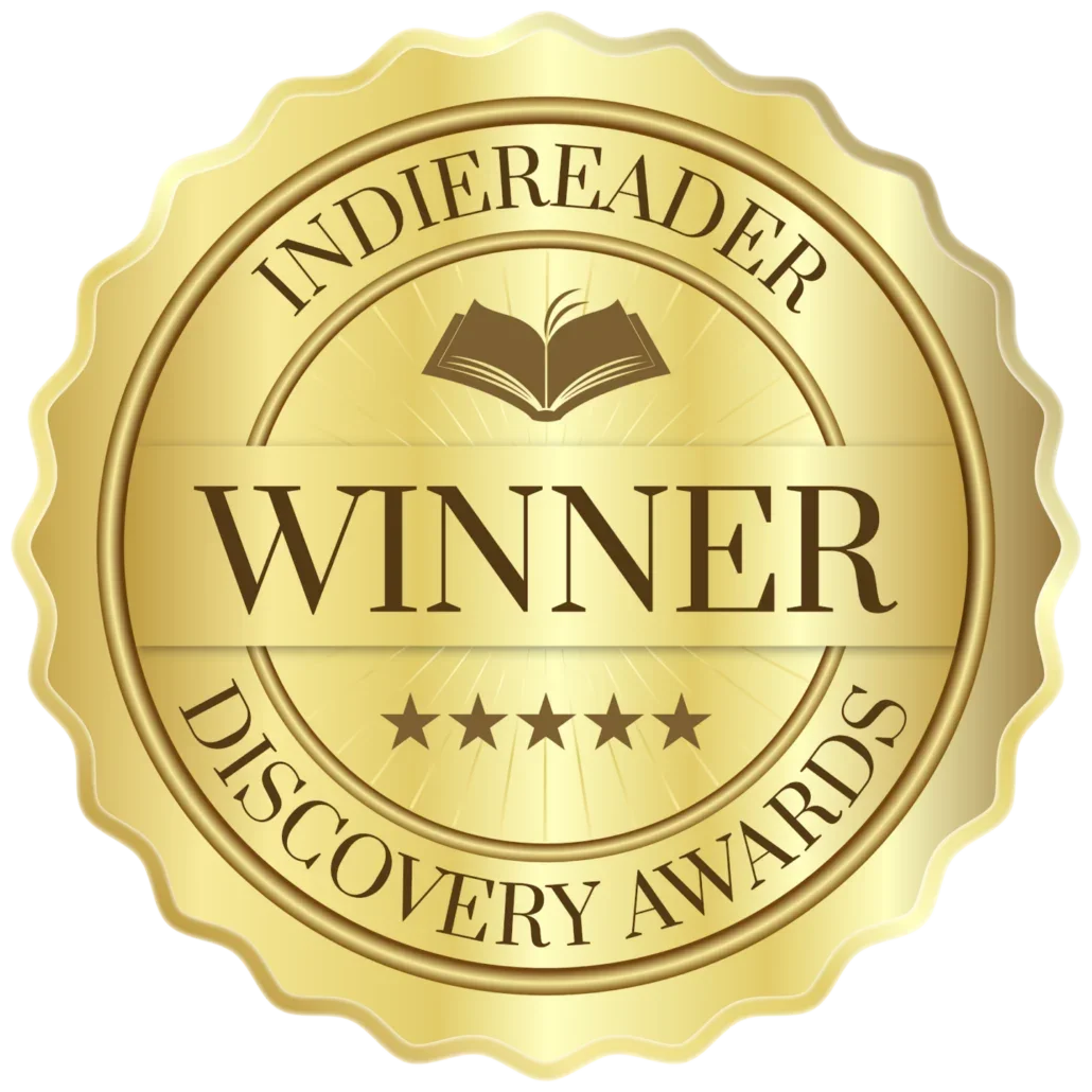 IndieReader Discovery Award winner seal, Chasing Legends