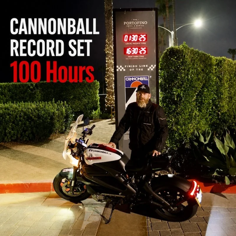 EV Cannonball Run in 100 Hours