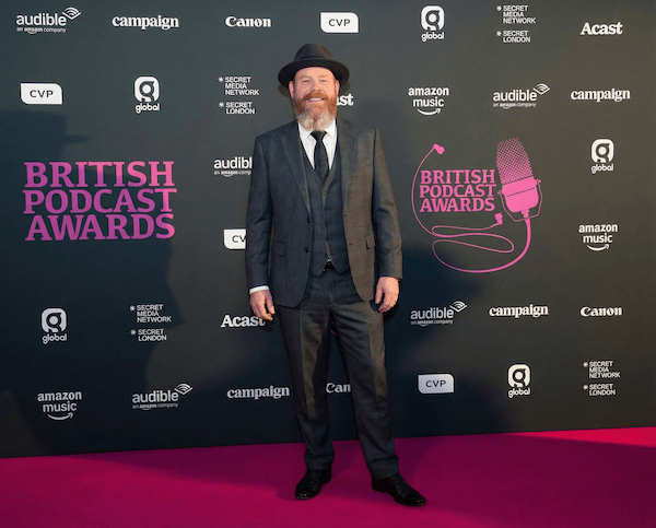 Aaron Pufal Podcast Awards 2025 Red Carpet