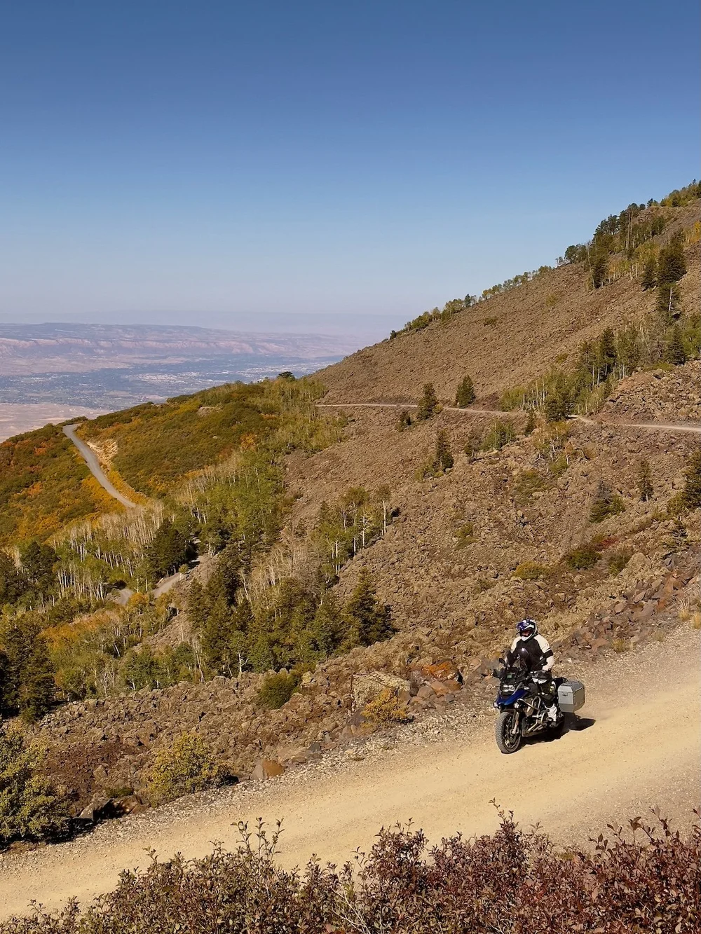 Lands End switchbacks in Colorado