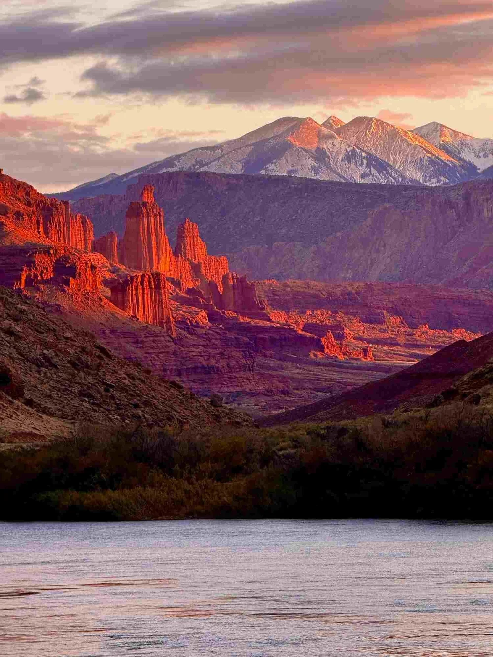 Onion Creek trail road near Moab, Utah