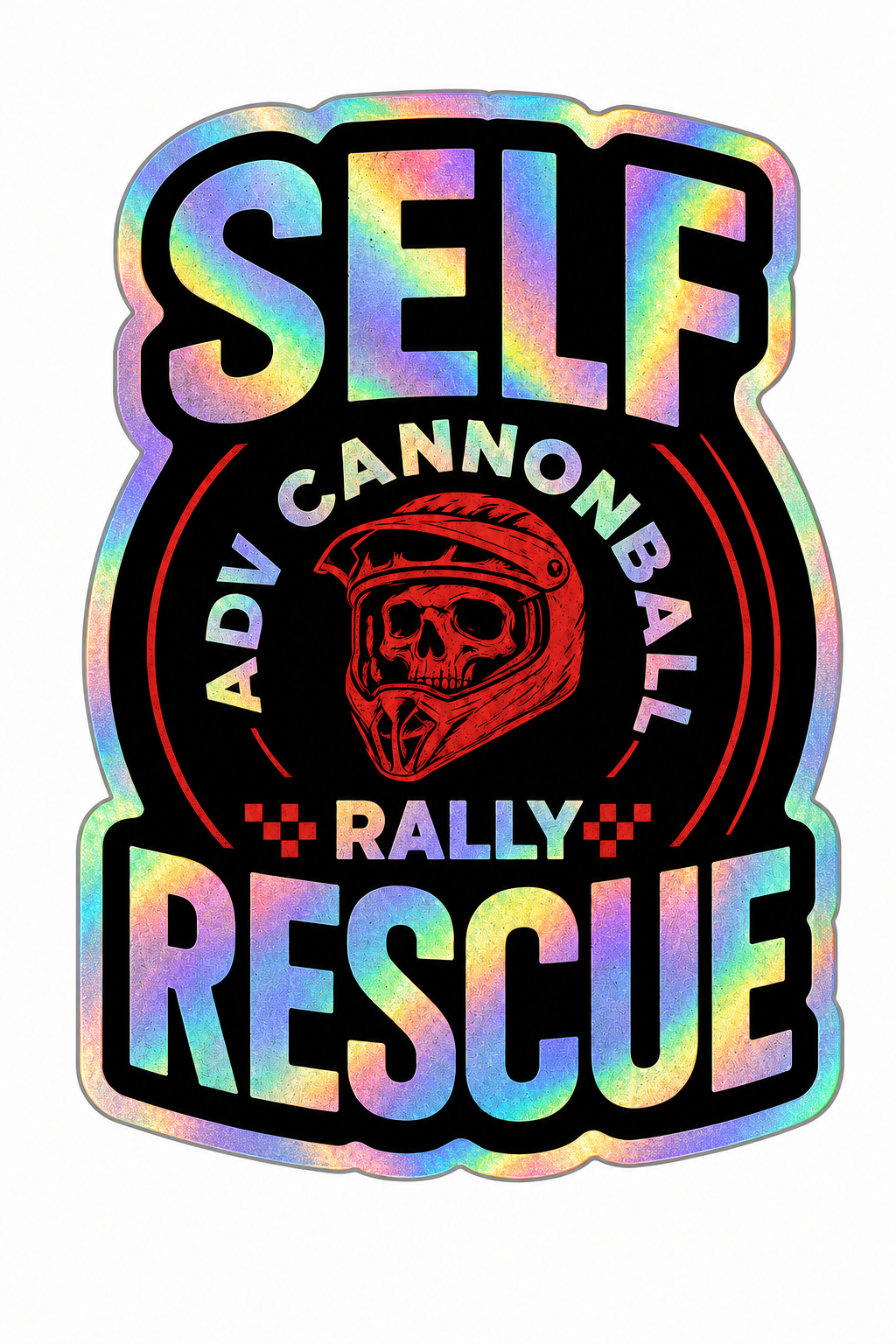 Self Rescue ADV Cannonball Sticker
