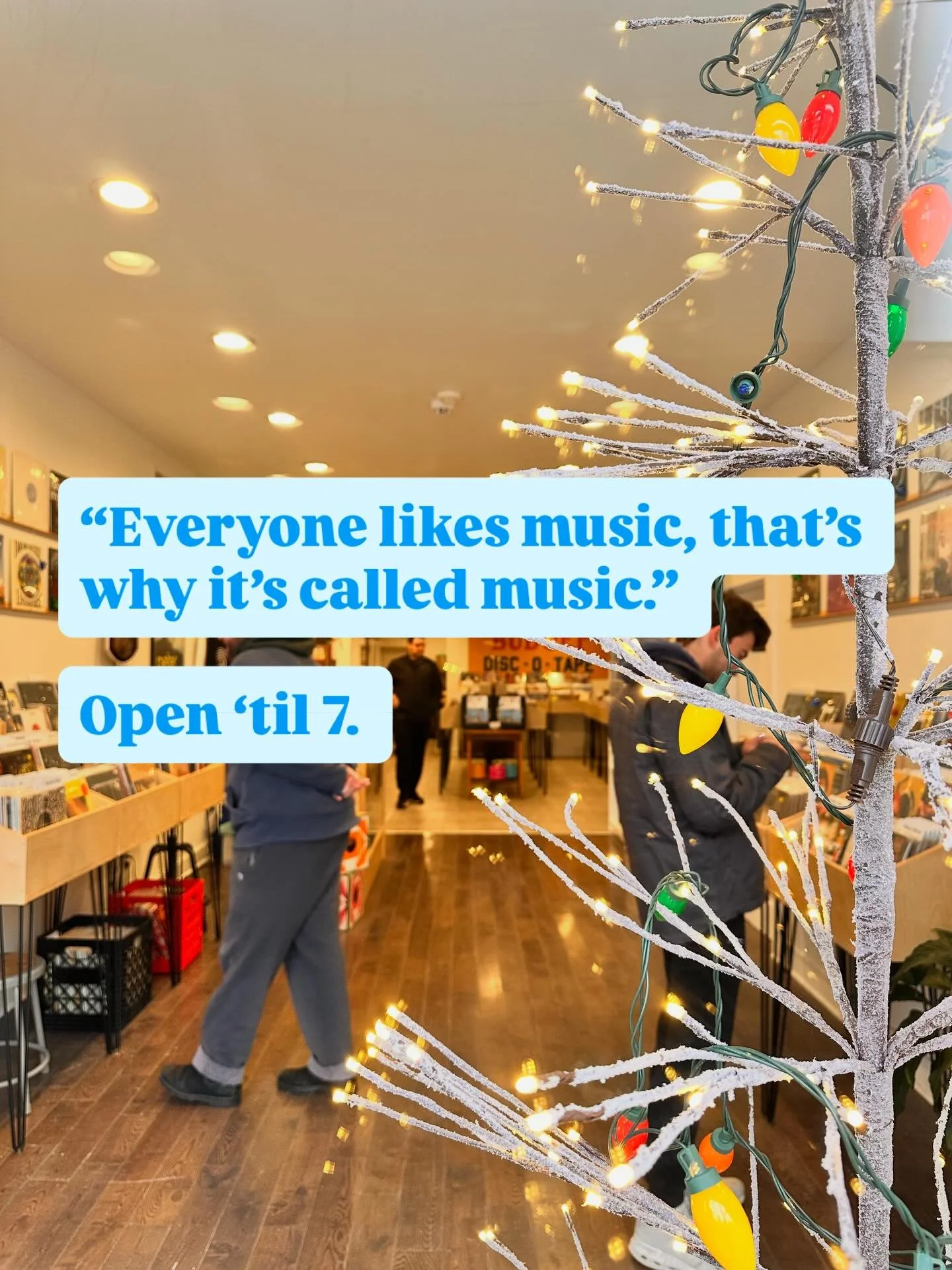 A simple interpolation of David Mamet to remind you that records always make the perfect gift. Need a recommendation for your favorite auntie? We got you. Or if the choices are just too many or causing you unnecessary anxiety about getting the &ldquo