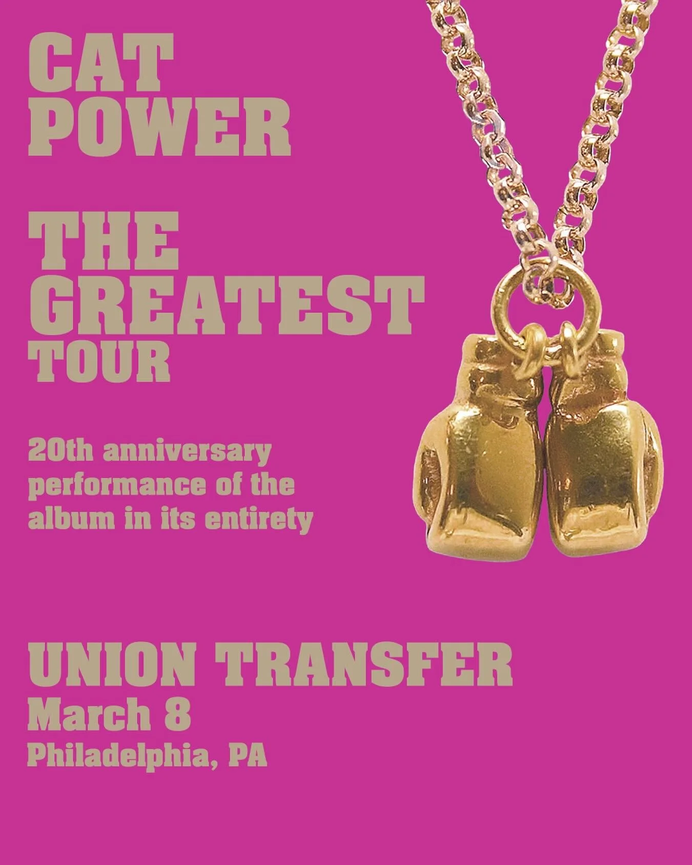🚨🎟️Another Raffle! 🐈✊

This one is to see @catpowerofficial this Sunday. Tag a friend in the comments and you&rsquo;ll both be entered. Or drop an entry in store. 

Drawing is open until Friday at noon, at which time we will notify the winner. 

G