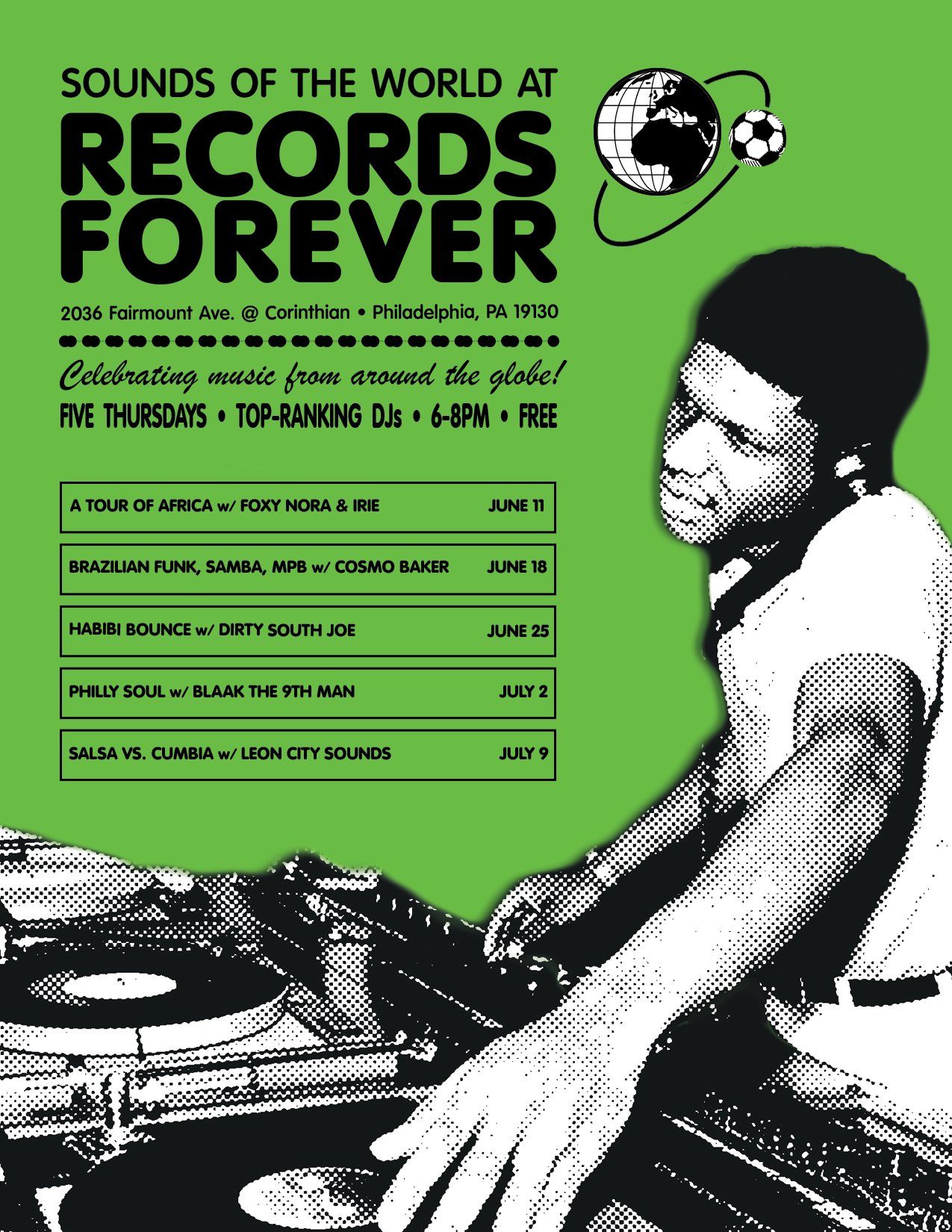 Philly’s Records Forever Announces ‘Sounds of the World’ Live DJ Series During FIFA World Cup
