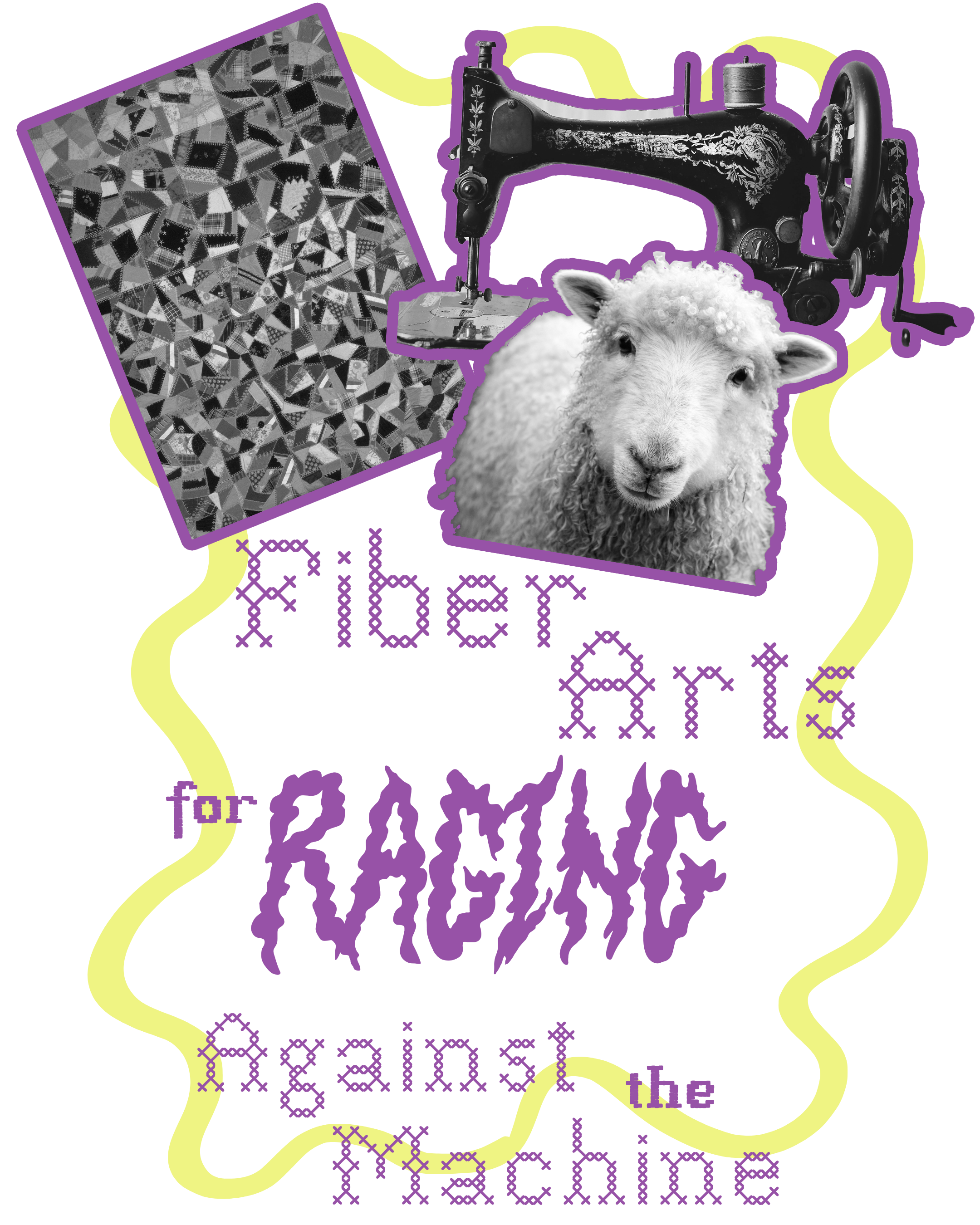 Fiber Arts for Raging Against the Machine.