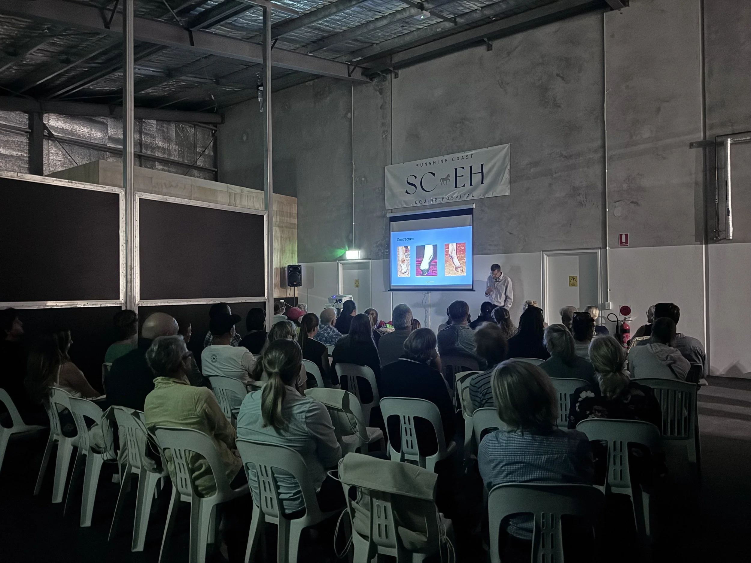 Horse Health Night with Dr Tias presenting