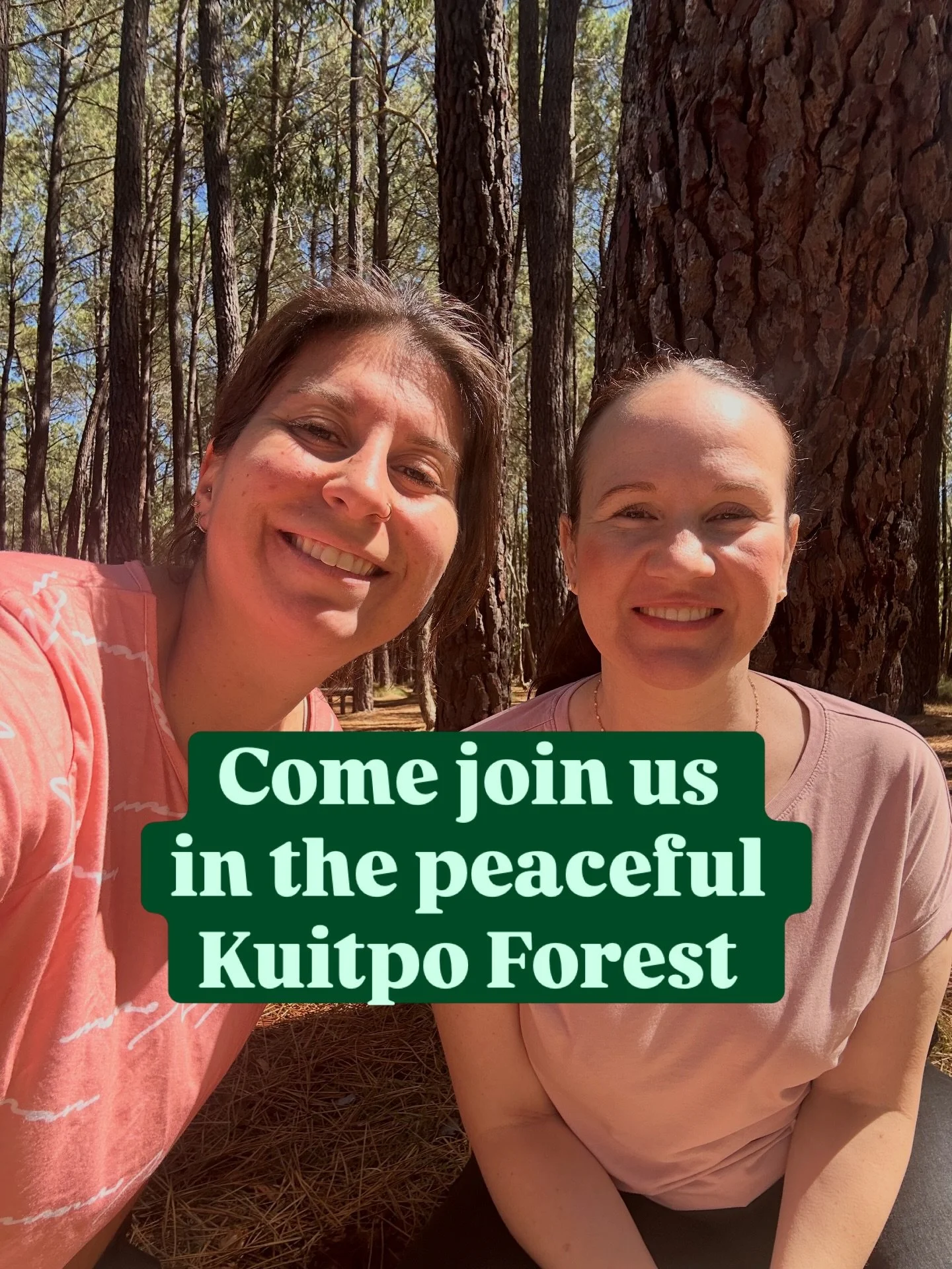 Natasha, oracle card reader from the @a_spiritualjourney, and I, Sarah, Ecotherapist and forest nature guide, are inviting you to join us for a restful forest bathing experience. We will blend the nourishing energy of the forest with an oracle card r