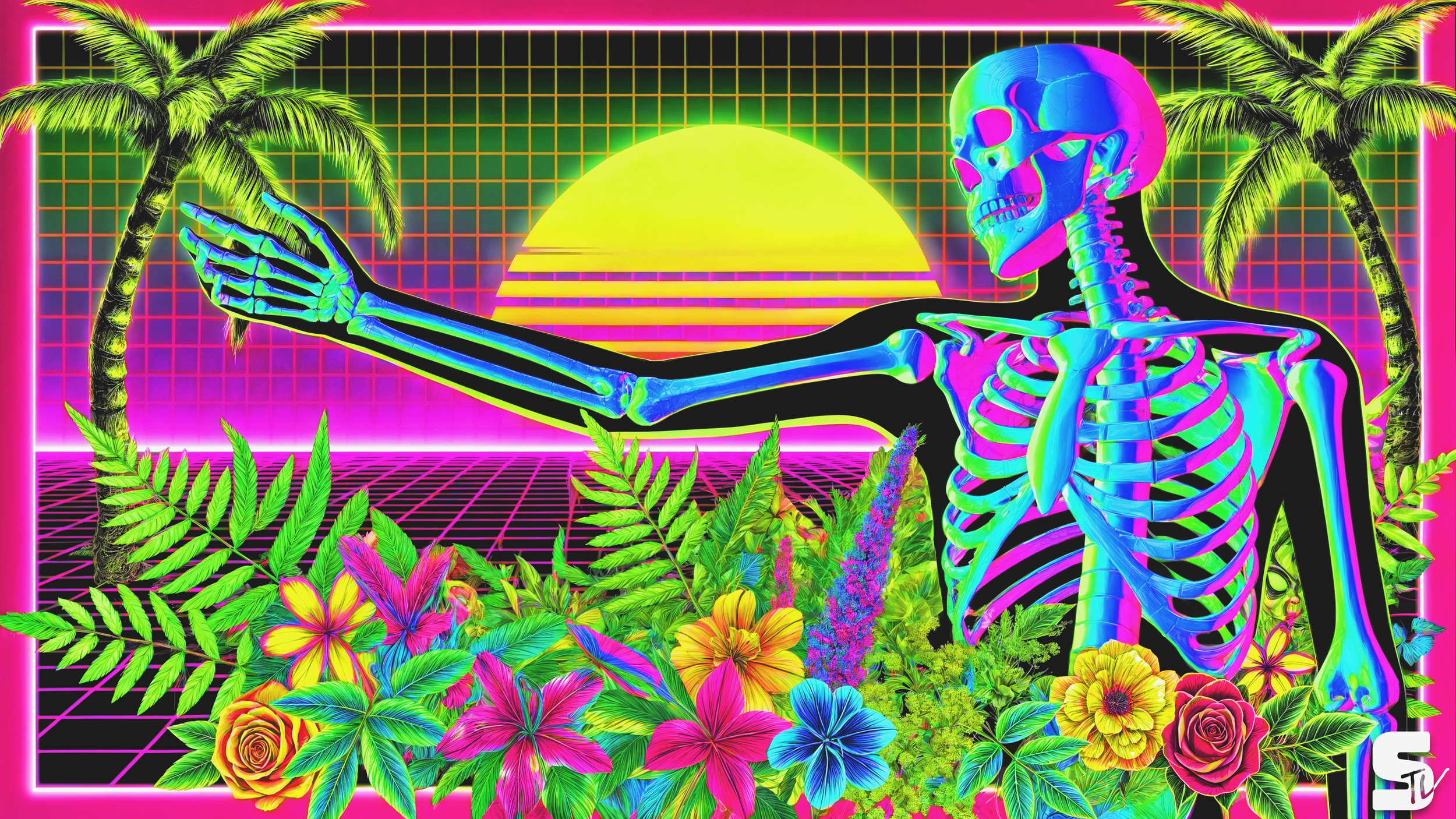 Skeletons in Paradise - 4k Desktop Wallpaper.png
