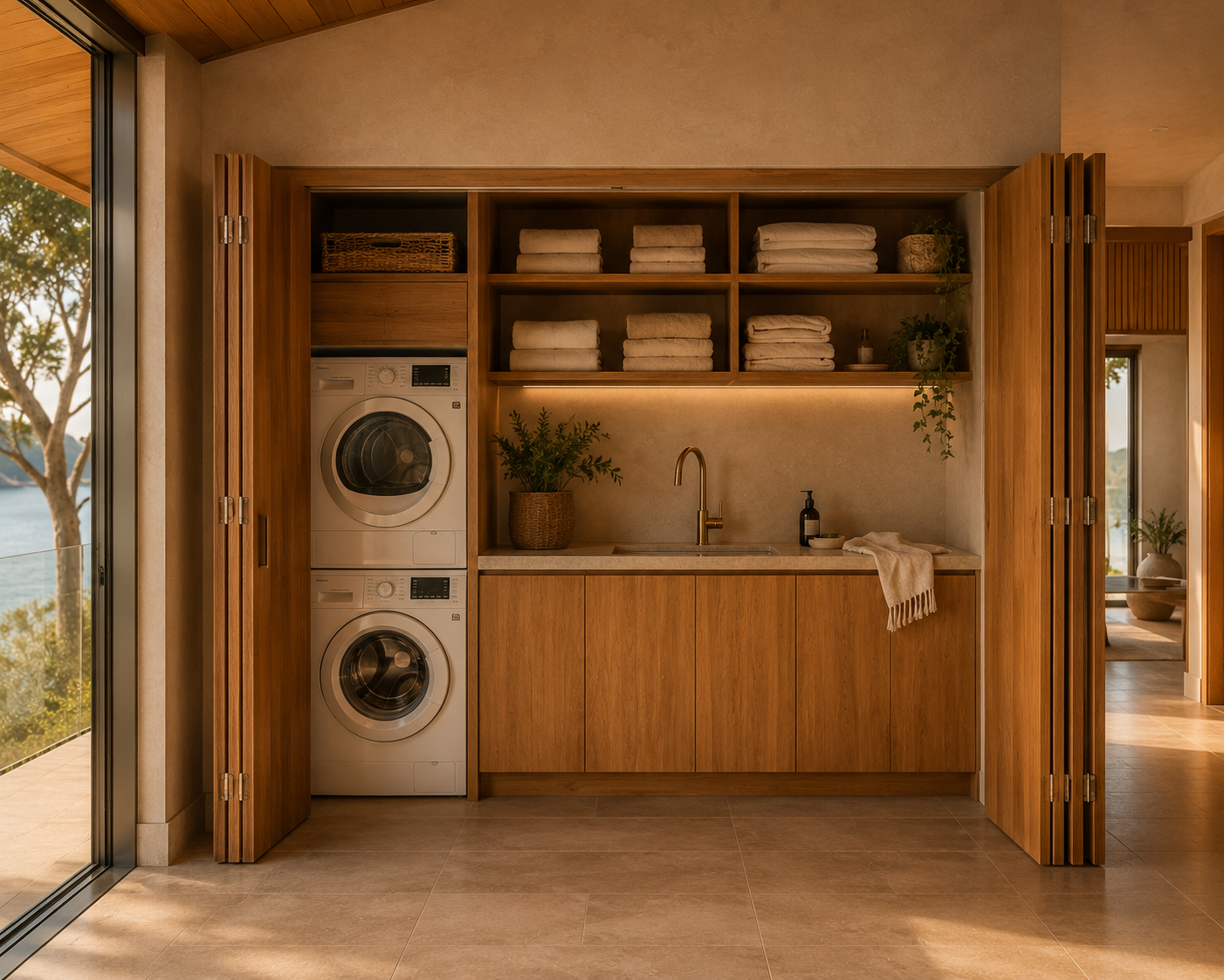 Laundry Design for Small Bach: Clever Space Solutions