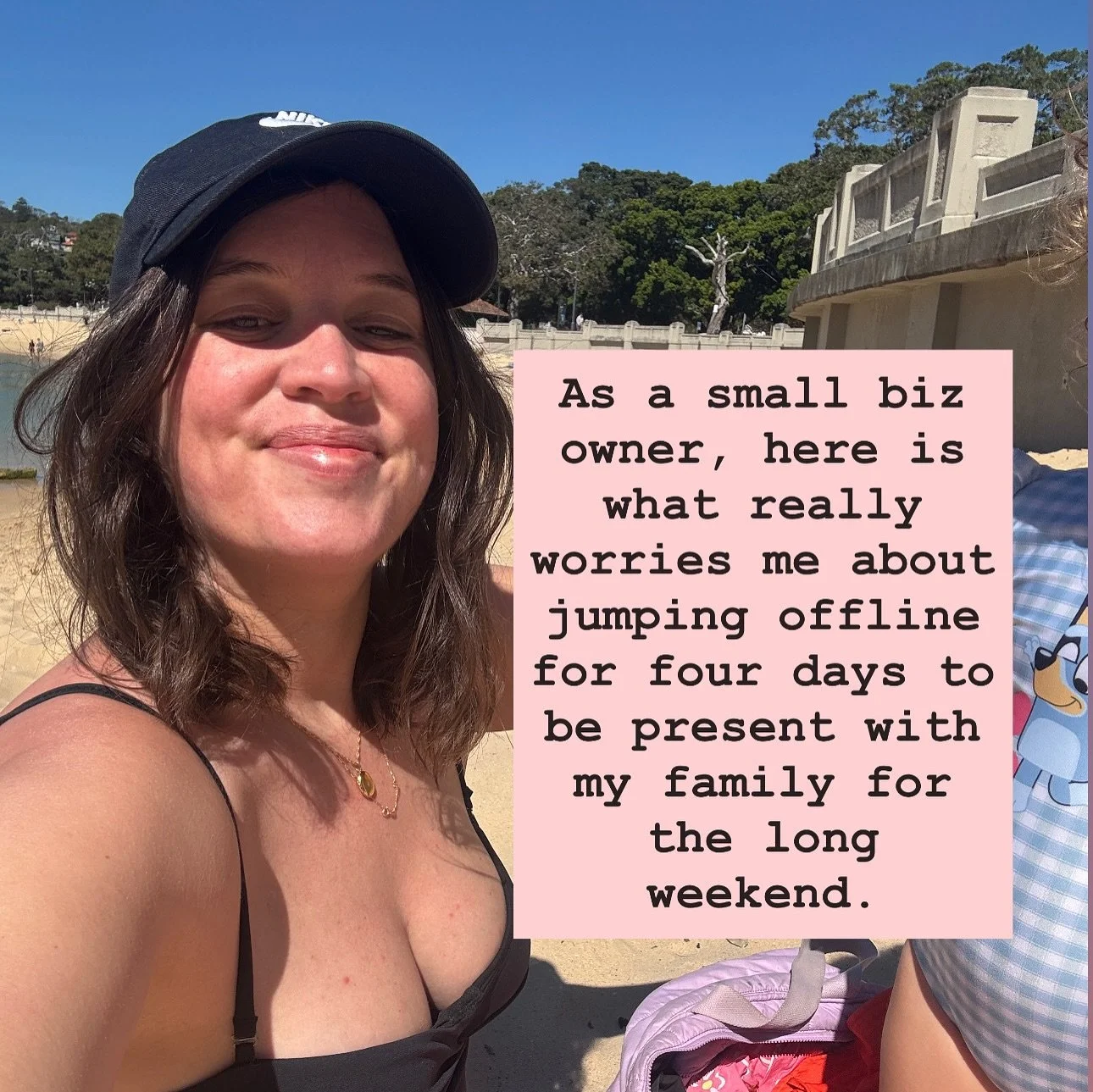 But I wasn&rsquo;t always this chill. Not even earlier this year could I reconcile that not being present online for a few days would equal: total business devastation.⁣
⁣
In fact, I&rsquo;m actually MID LAUNCH right now.⁣
⁣
Last launch, I was on a m