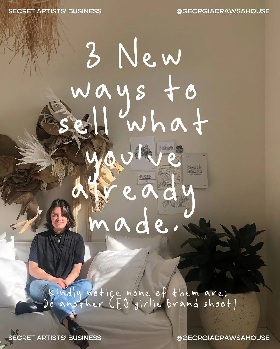 Hump day reminder for all my messy-brain ladies who need a little untangling.⁣ Like + Save for later so you can refer back!
⁣
Comment ROOMIE to join 16k creative biz owners reading my Homeschooled newsletter.