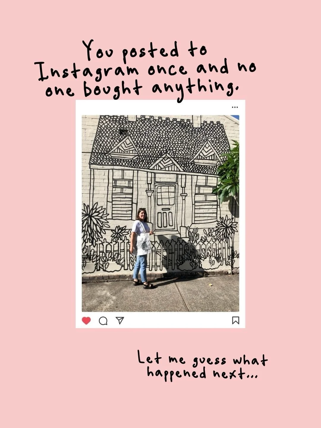 No shame here! We&rsquo;ve all had a &ldquo;post once and cry into your coffee because no one bought anything&rdquo; moment (or six hunred!!)

But, posting just once will NEVER sell sh*t. And that doesn&rsquo;t mean you suck (I promise!!) 💗

It&rsqu