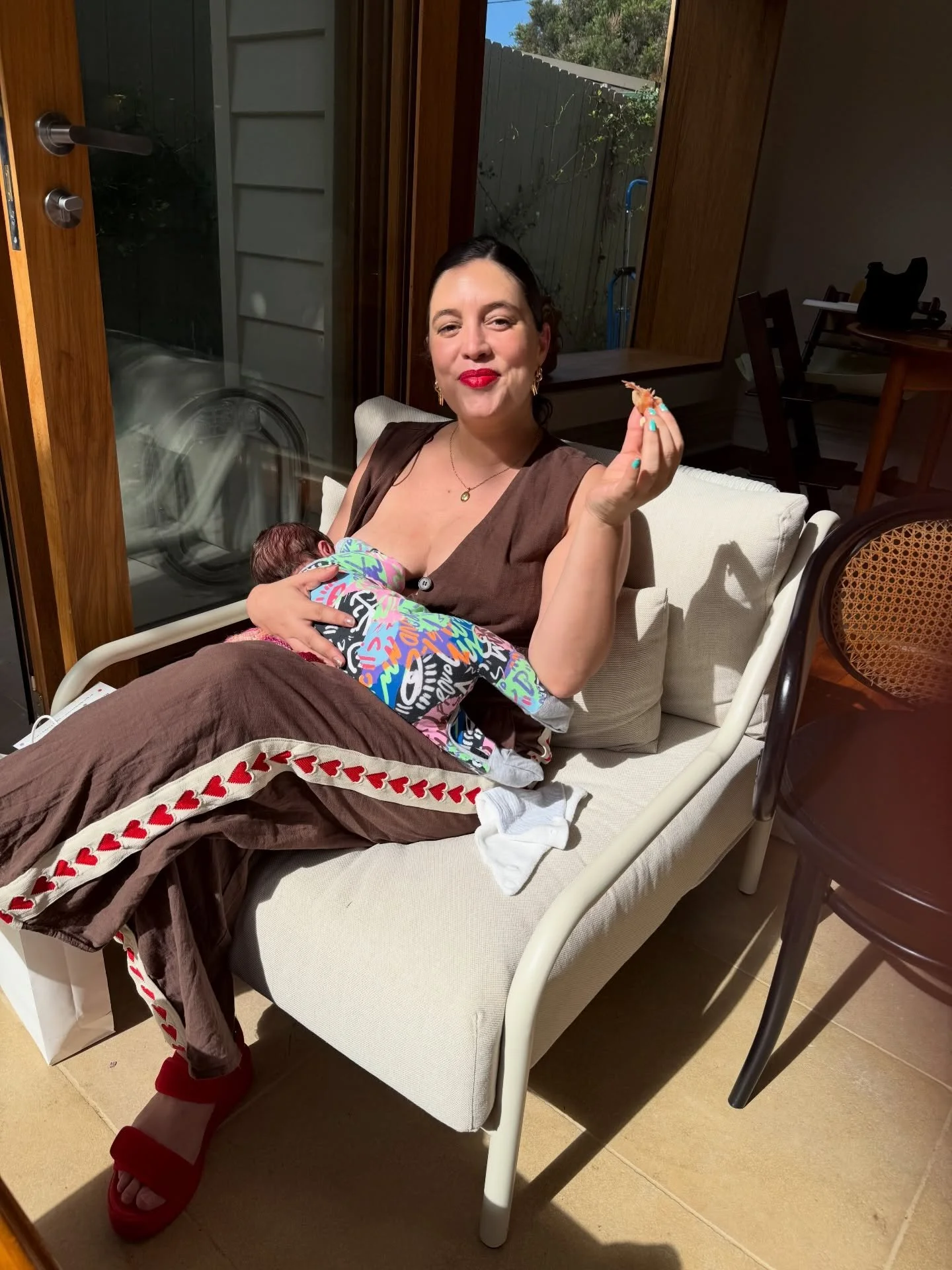 99% of the last two weeks I&rsquo;ve been in grey pjs covered in vomit, a pair of Tenas with unwashed hair + un-moisturised skin sporting a brand new pouch which I&rsquo;ll probably never get rid of. But yesterday I felt like being in my 1% element ?