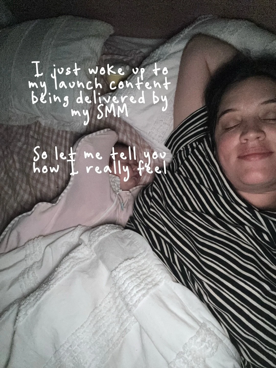 The way I see it, you have two choices: comment SAB2026 and jump on the waitlist OR butter me up and I&rsquo;ll tell you my absurd mat leave launch goal. What&rsquo;s it going to be then, hey? 🚀🤐