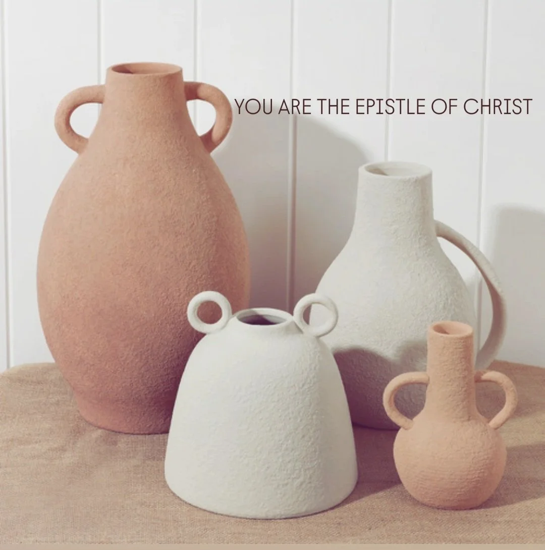 You are the epistle  of Christ