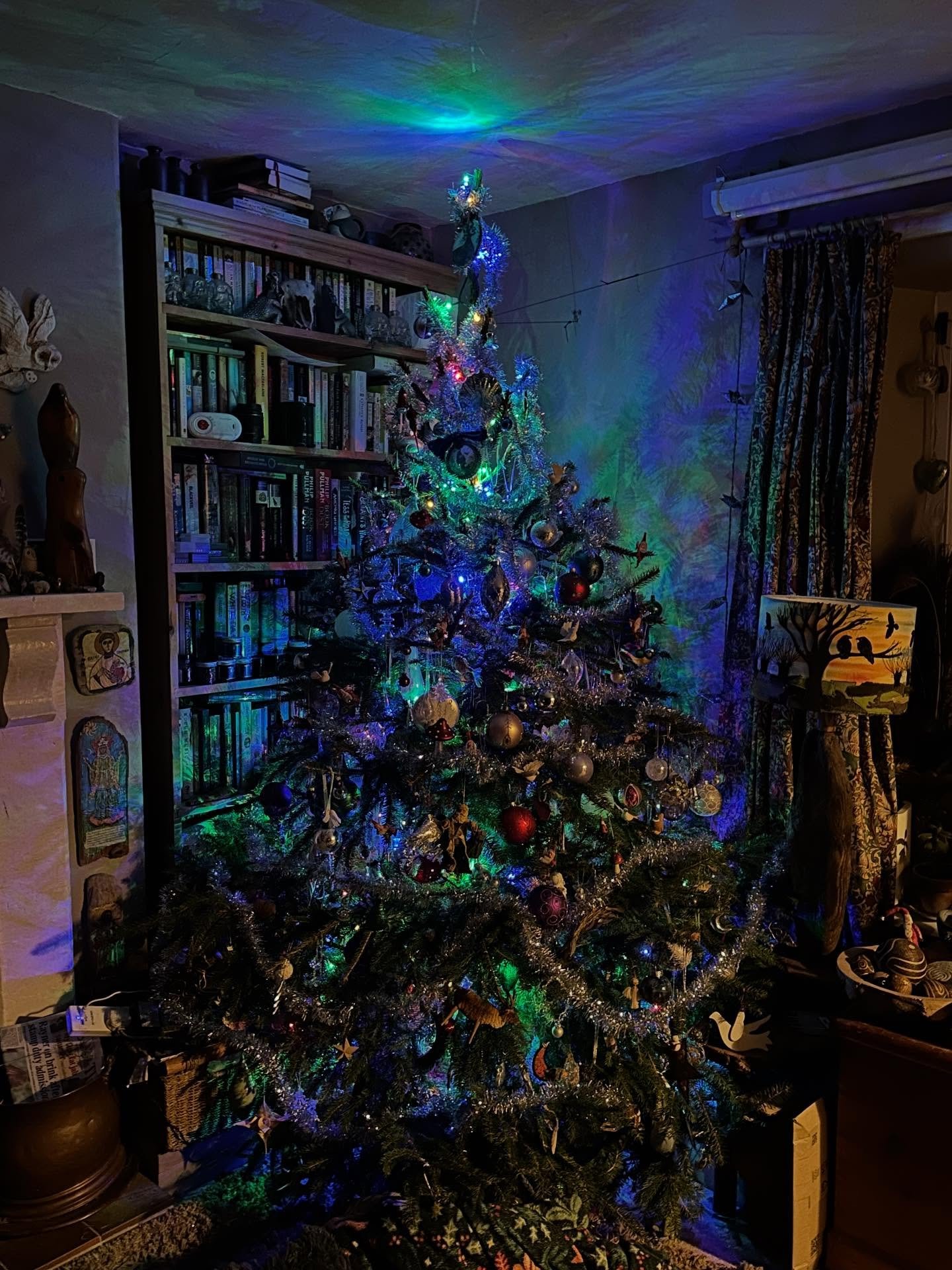 So who else has put a Yule/Christmas tree up?  A large, over dressed tree is one of the few family Christmas traditions I keep. Mine is covered in decorations that I&rsquo;ve inherited or been given, or bought from other artists over decades, and I l