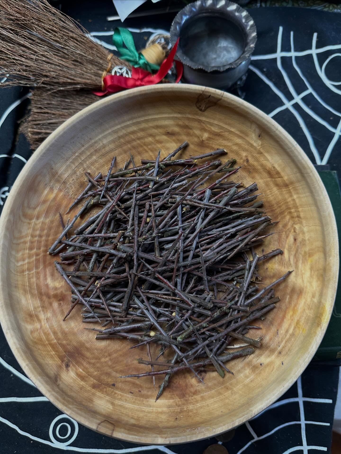 It&rsquo;s hedge cutting season, and thus blackthorn thorn collecting season&hellip;. I use them primarily in protection when other, gentler methods have failed&hellip;.. I&rsquo;ll be collecting plenty for myself and to restock the stores over the n