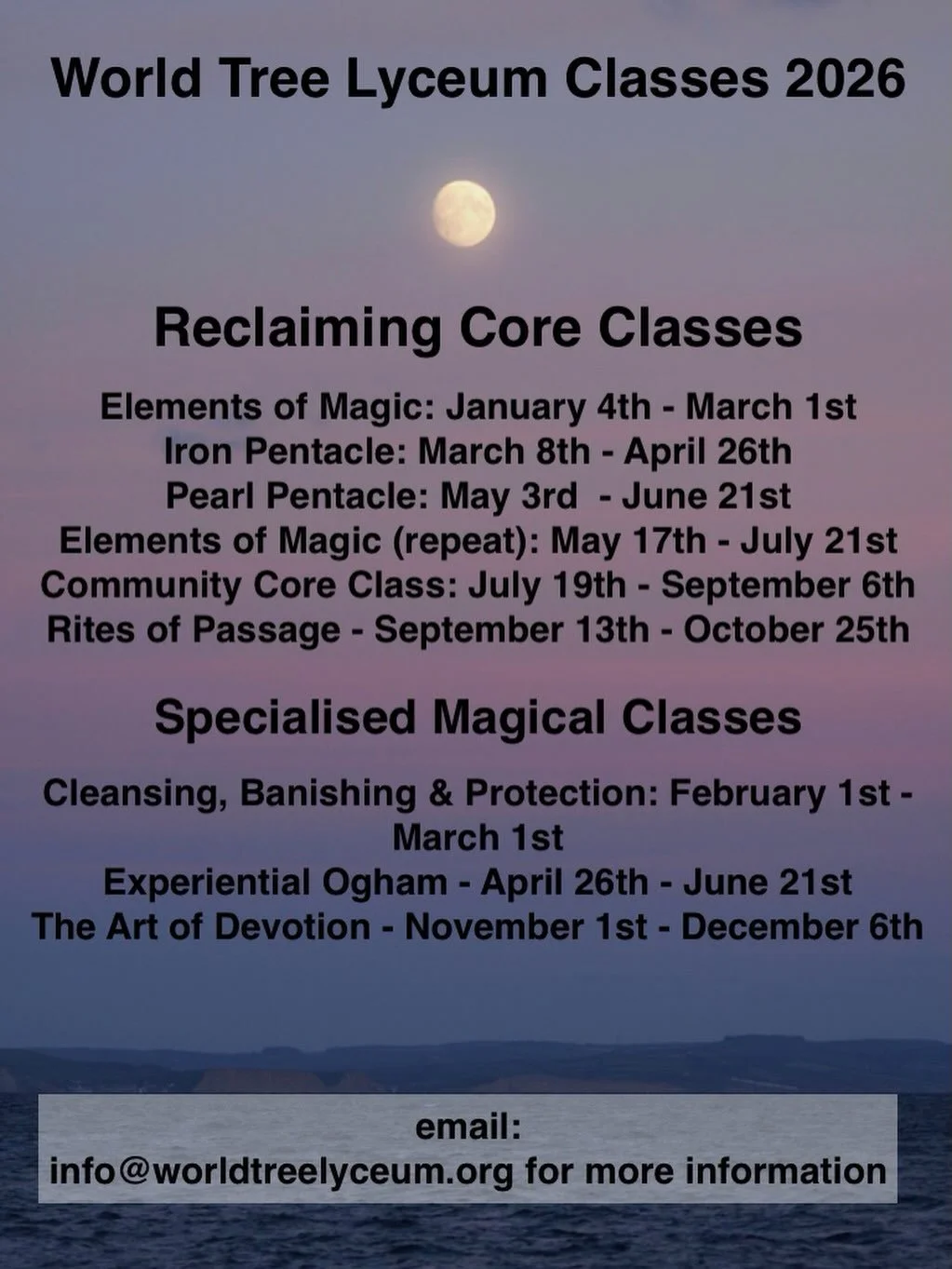 Raven&rsquo;s gift guide day 12: I am one of the co-founders and teaching faculty of @worldtreelyceum an online mystery school. We offer Reclaiming tradition core classes and a rotation of other magical classes including my long running and popular e