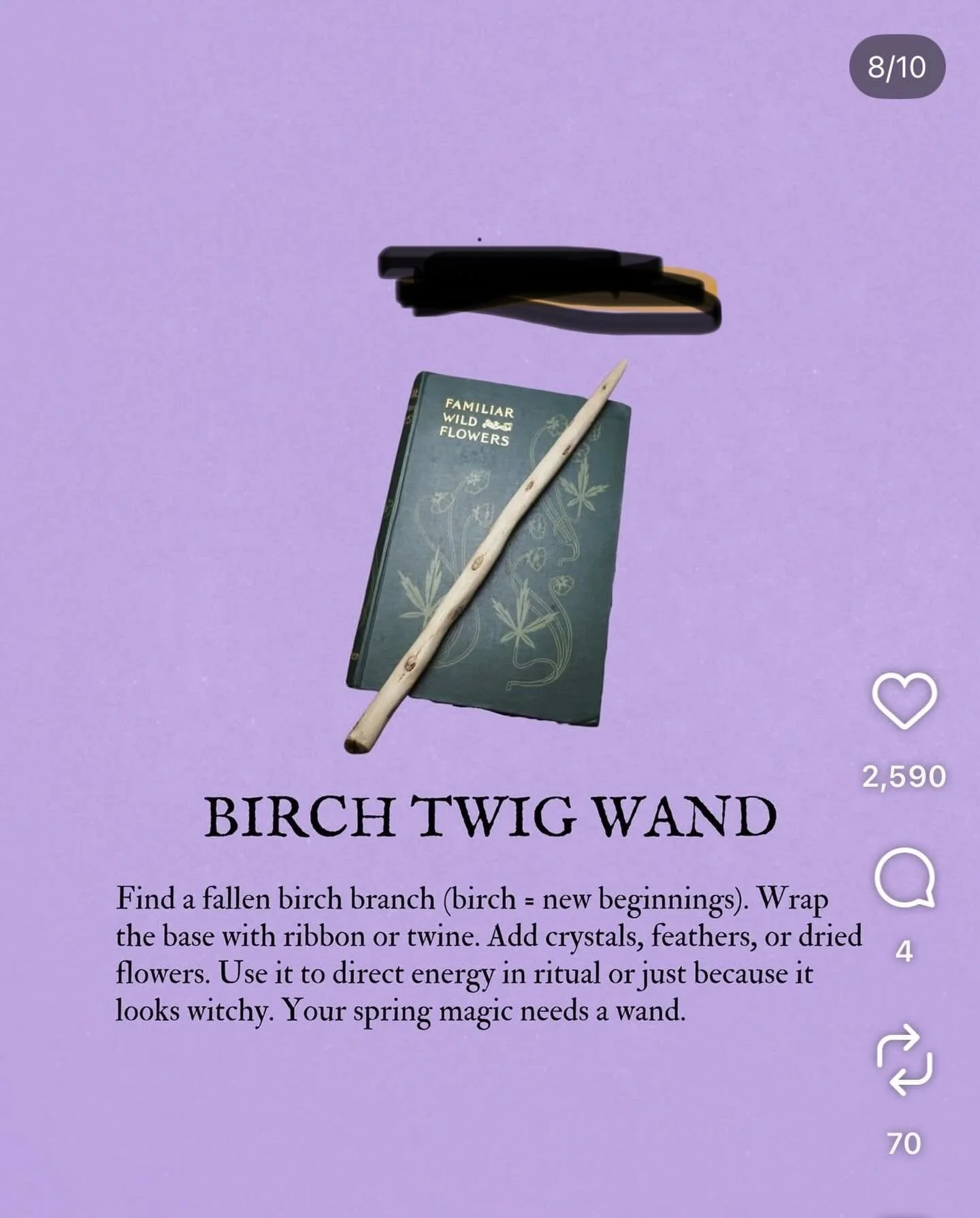 Don&rsquo;t steal from witches: seems to be a common theme right now. Just because you find an image on Google does not mean that it is copyright free. A friend alerted me to a photo of one of my wands (not btw birch it&rsquo;s gorse ) being used by 