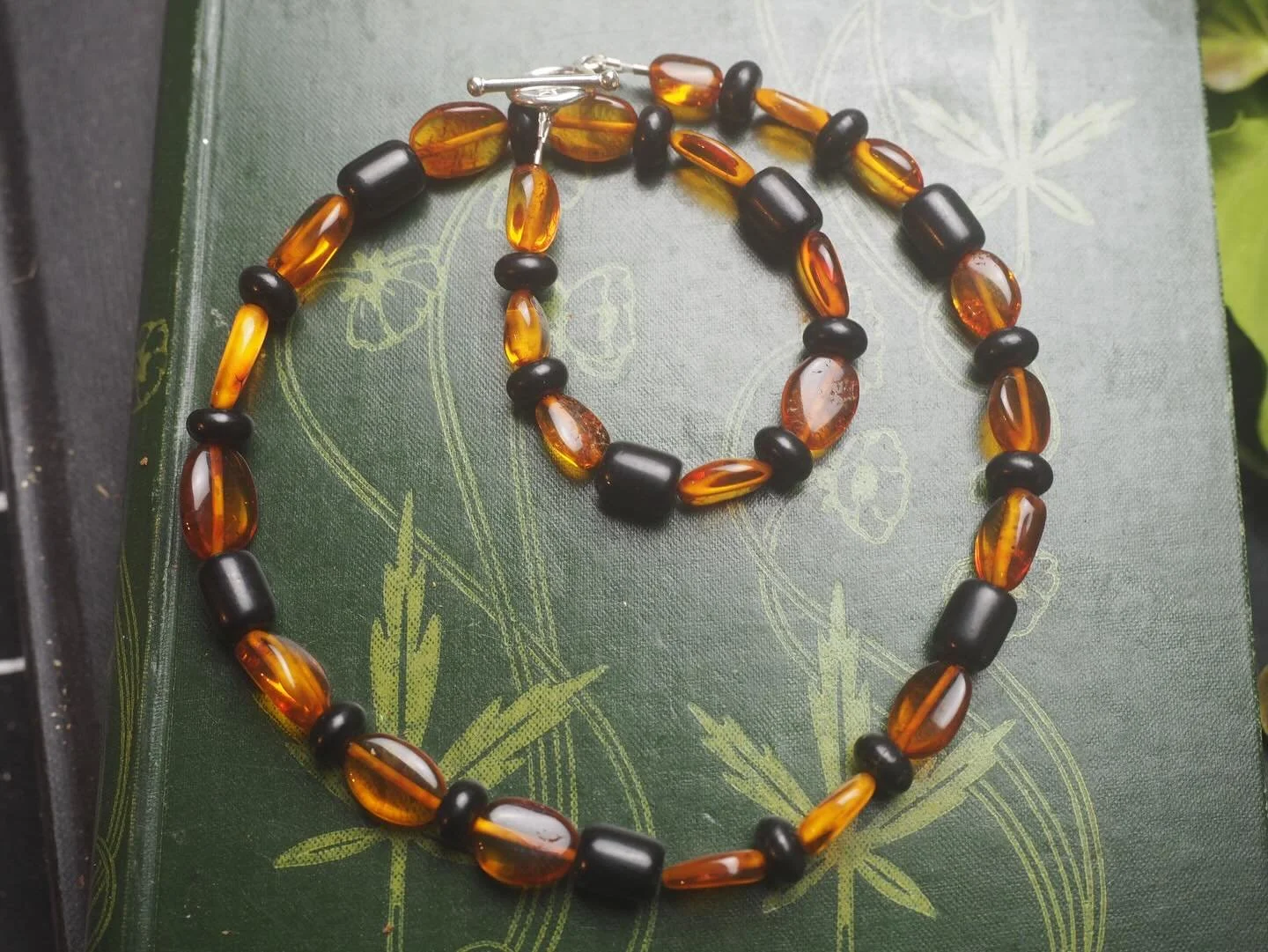 New amber and jet necklaces are live&hellip;. And selling fast! These are ONLY available via my website. Real Baltic Amber, and organic lignite jet (I test random beads from string). The perfect gift for the witch in your life.