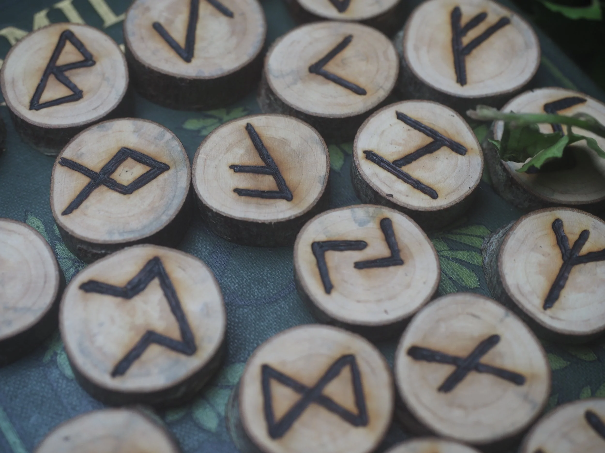 Avalon Hawthorn Wood Elder Futhark Runes