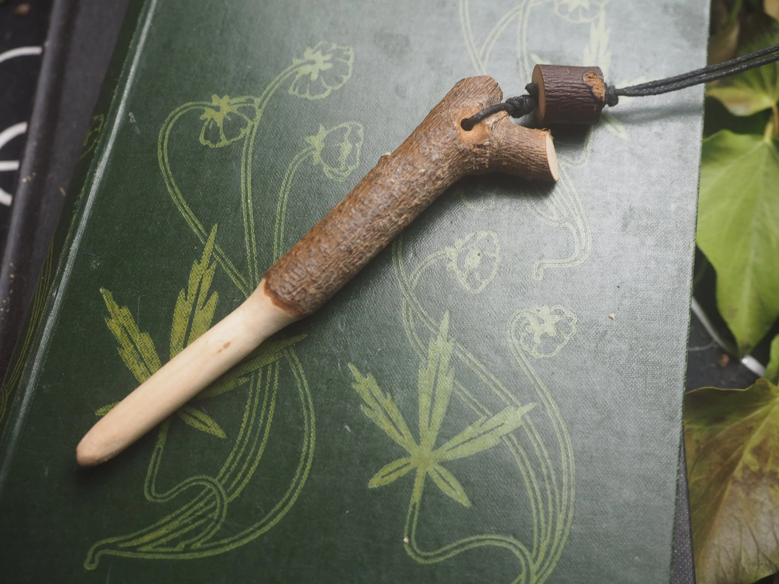 White Willow Wood Wand Pendant: For Seership and Liminality
