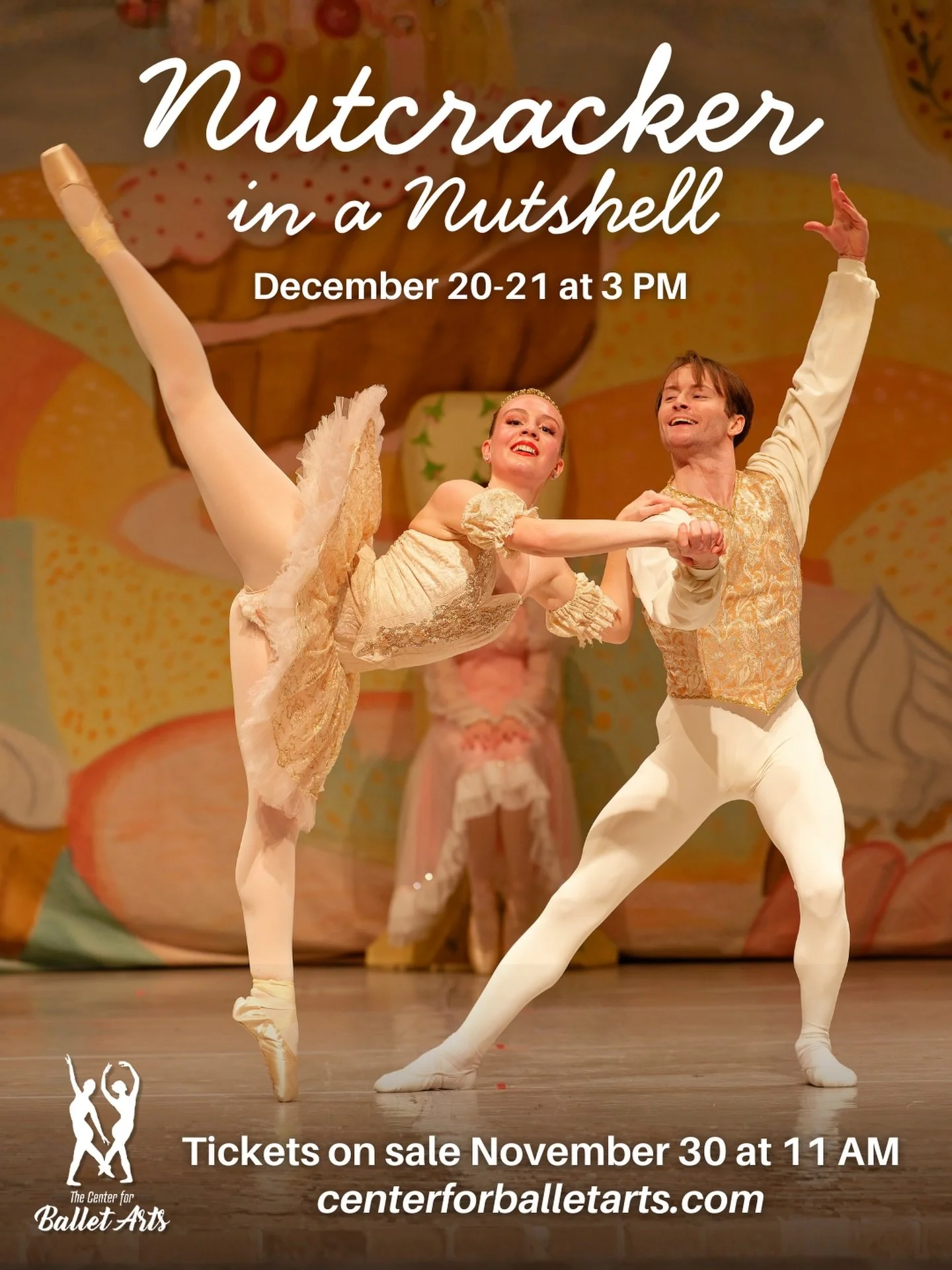 Nutcracker in a Nutshell is an abridged, one-act take on the beloved holiday classic. At around 75 minutes, the show is perfect for family and friends of all ages, including first time audience members.

🗓 December 20-21, 2025 at 3 PM
📍Oakton High 