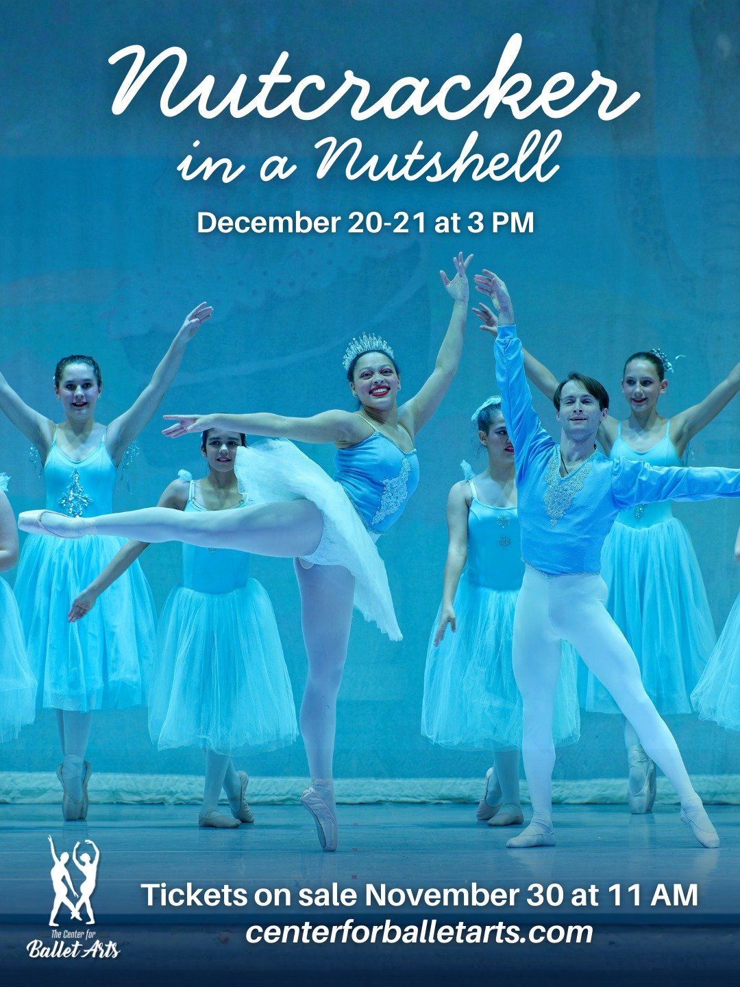In Nutcracker in a Nutshell, Clara and audiences of all ages are whisked away into the Kingdoms of Snow and Sweets, where icicles, snowflakes, and sweet treats alike come alive to dance in joy and celebration ❄

🗓 December 20-21, 2025 at 3 PM
📍Oakt