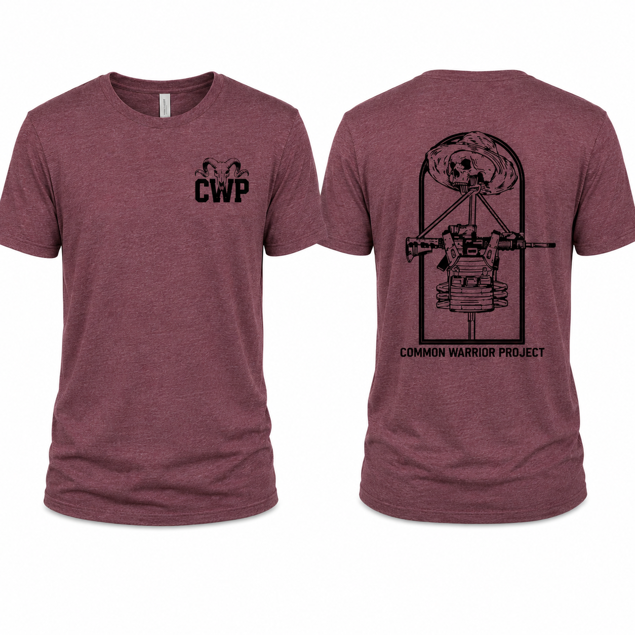 Tshirt Heather Maroon NL6210.png
