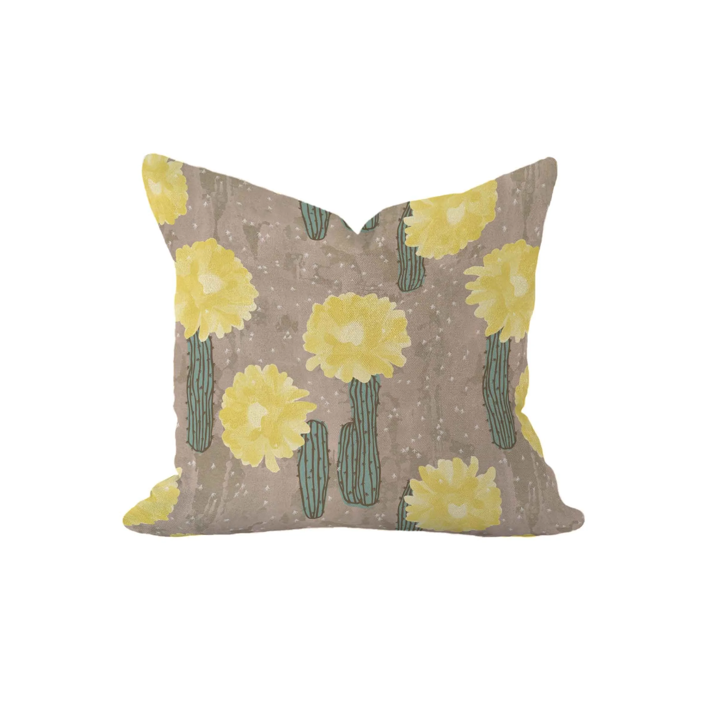 Flowering Cacti ~ Pastel Lemon