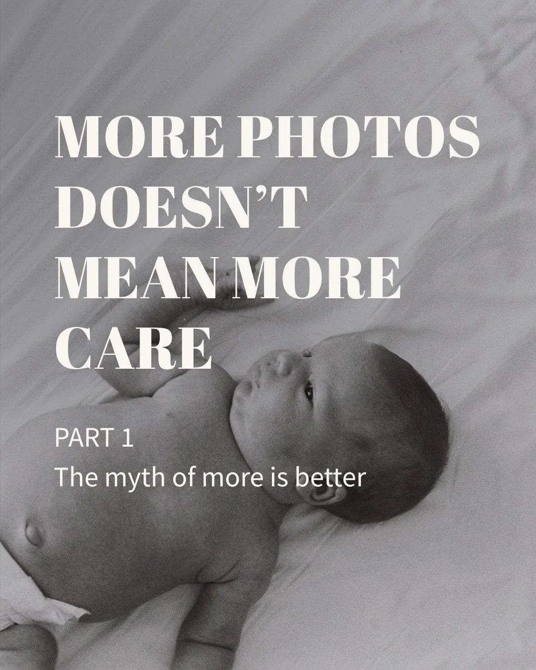 As a photographer and artist, I believe my role is to fight against the world of too much of everything that kills our mental health, not contribute to it. Let&rsquo;s start the conversation.