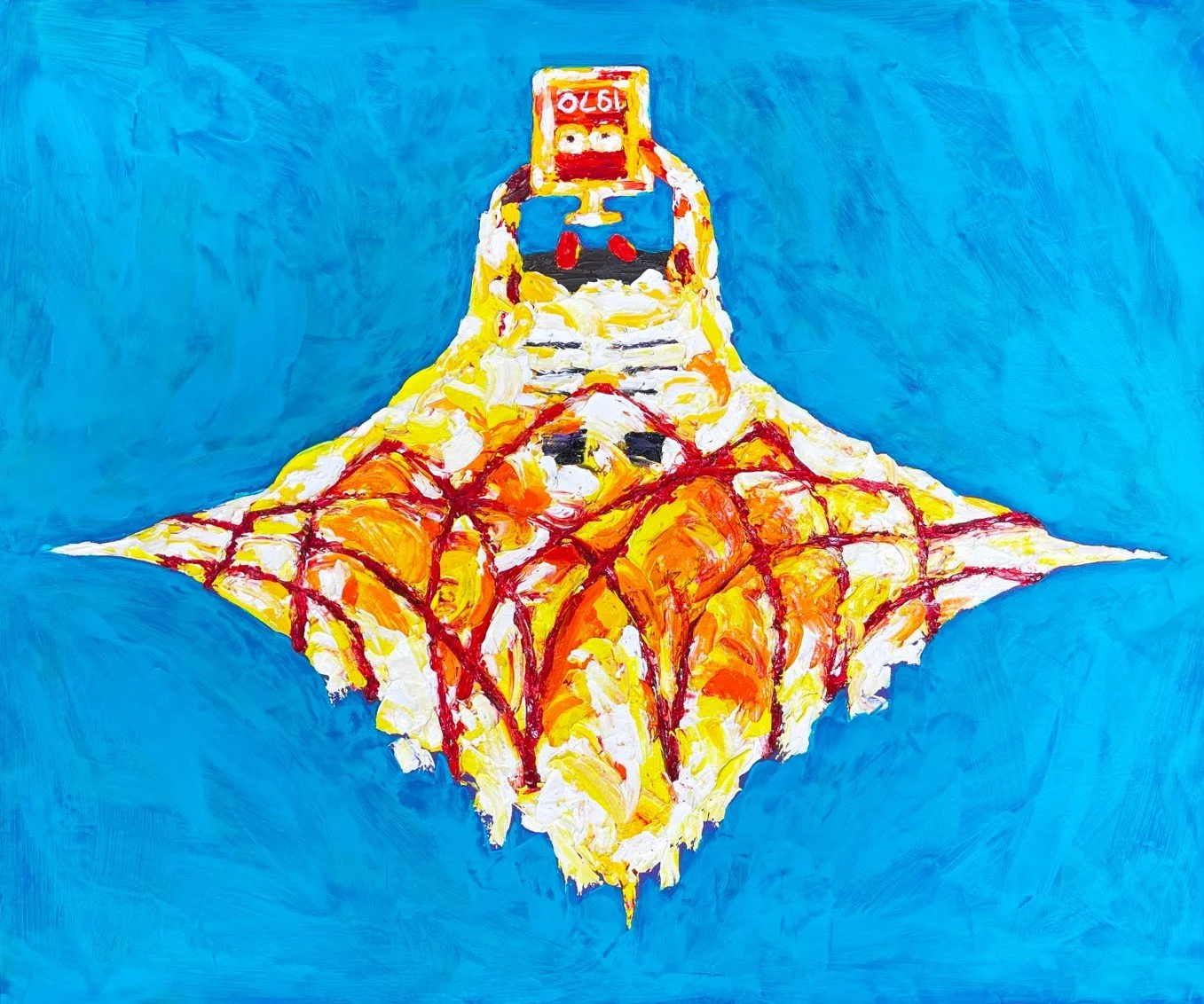 Manta Ray Oil Painting by Lou Jansen.jpg