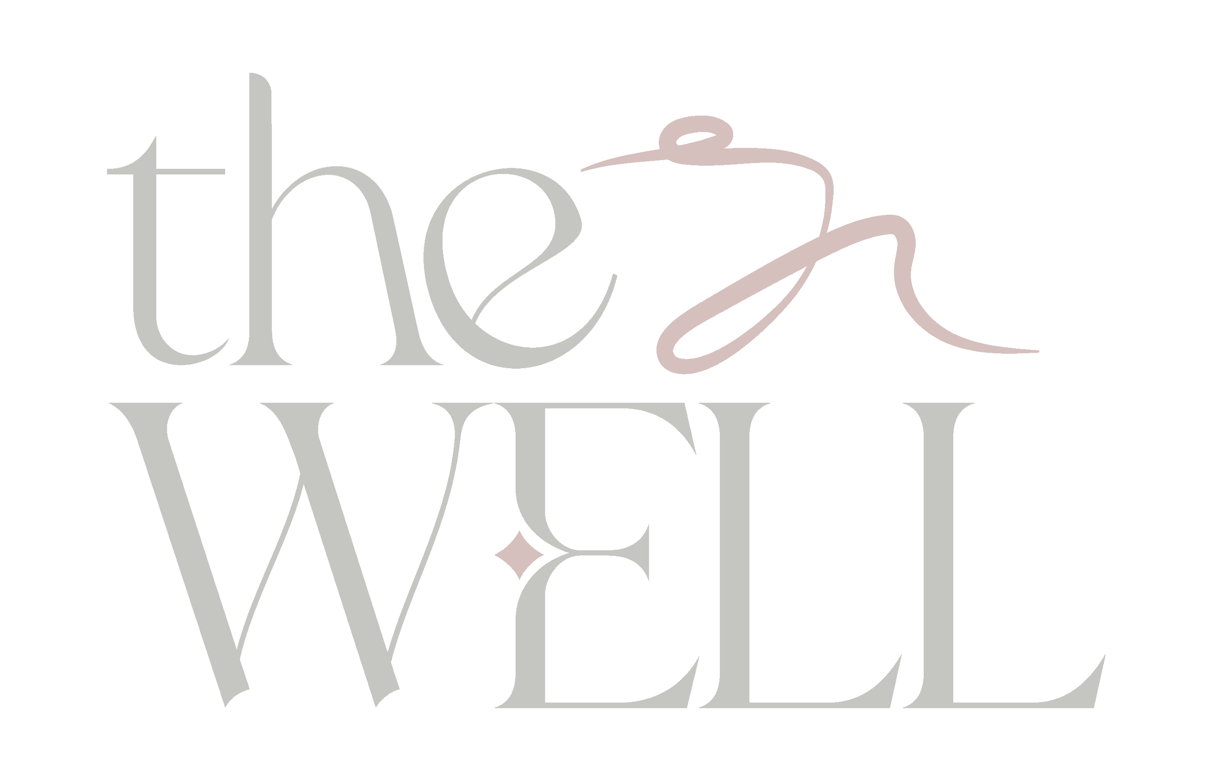 The words "the WELL" stylized with a mix of script and serif fonts, on a black background.