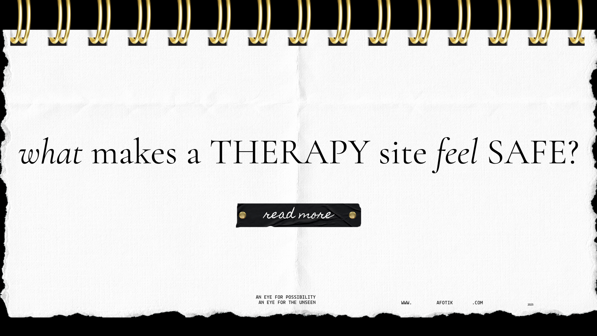 What Makes a Therapist Website Feel Safe