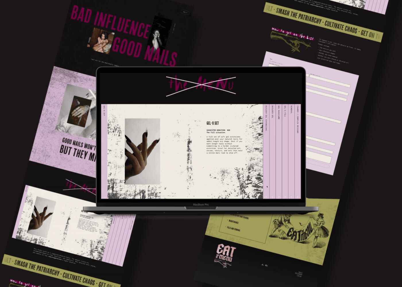 Eat the menu BEHANCE SLIDES.gif