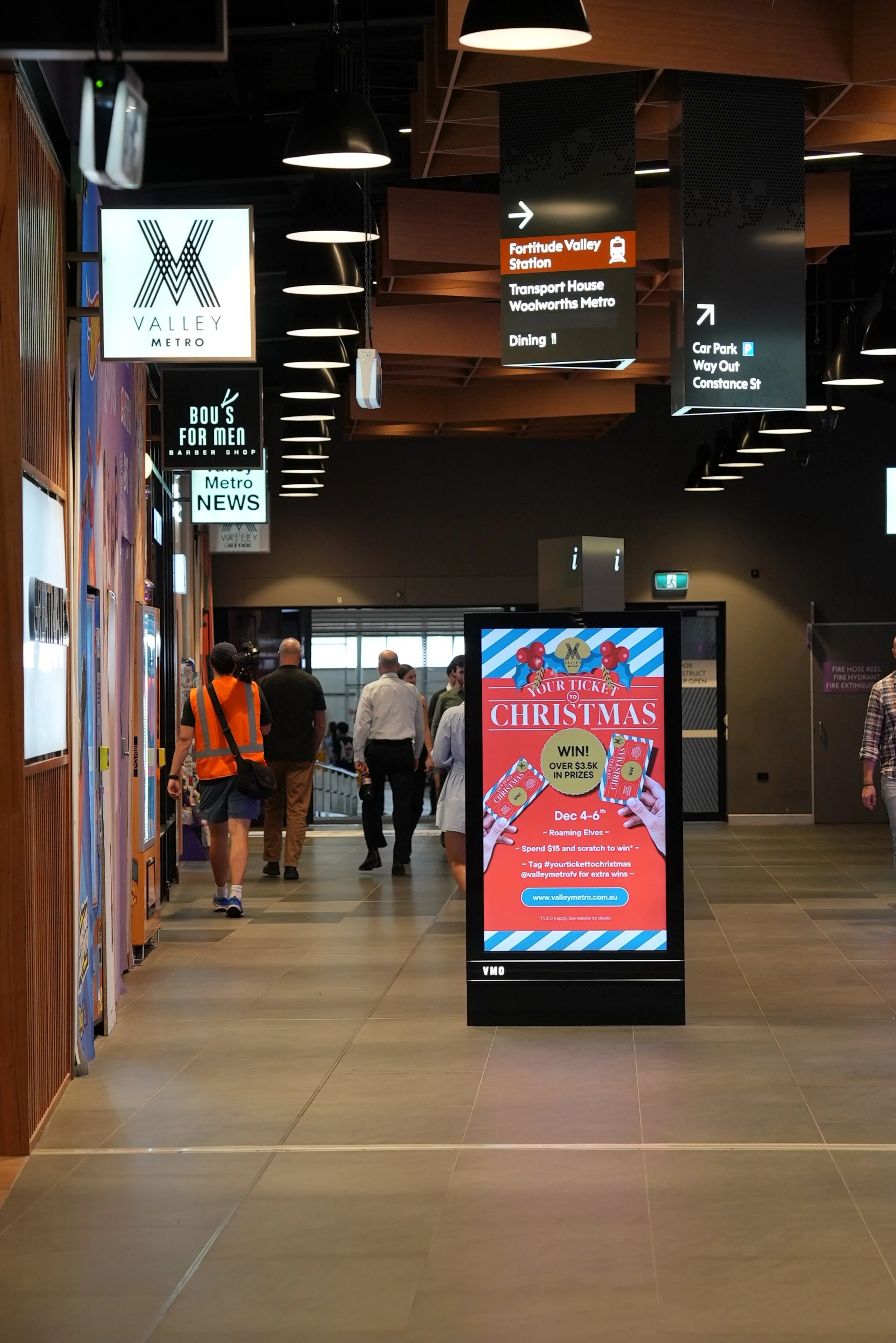 Valley Metro Christmas Activation Sign