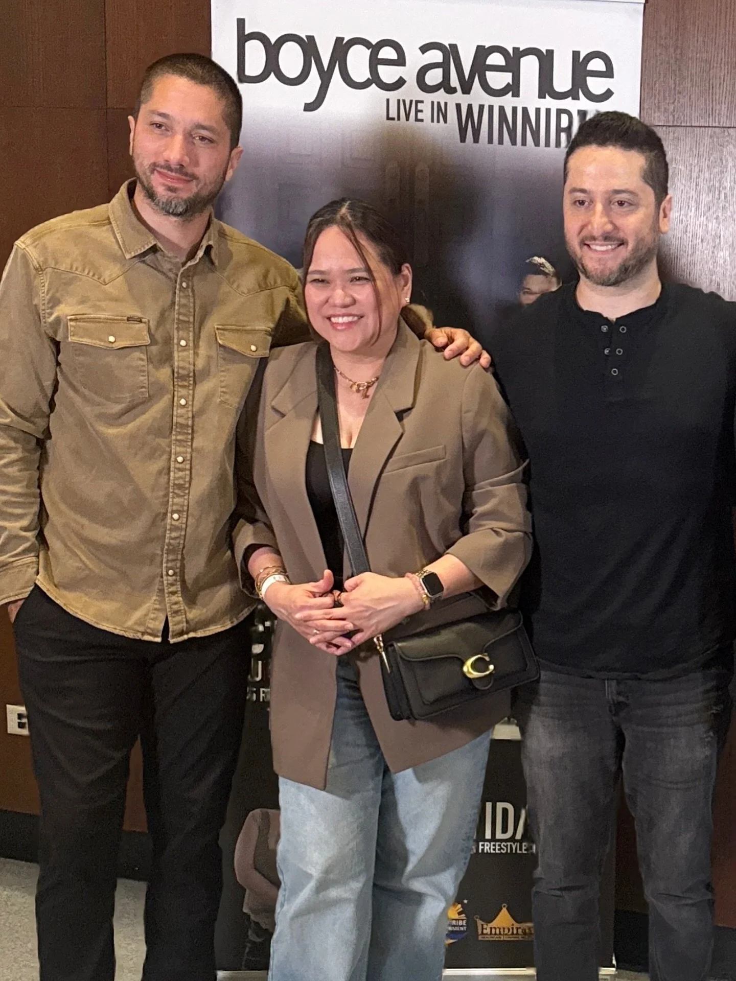 Evening well spent singing along with @boyceavenue last Saturday 💕

Congratulations @pinoytribeent and Empire Health Care!

#cupoftyh #winnipegevents #boyceavenue #winnipegconcert