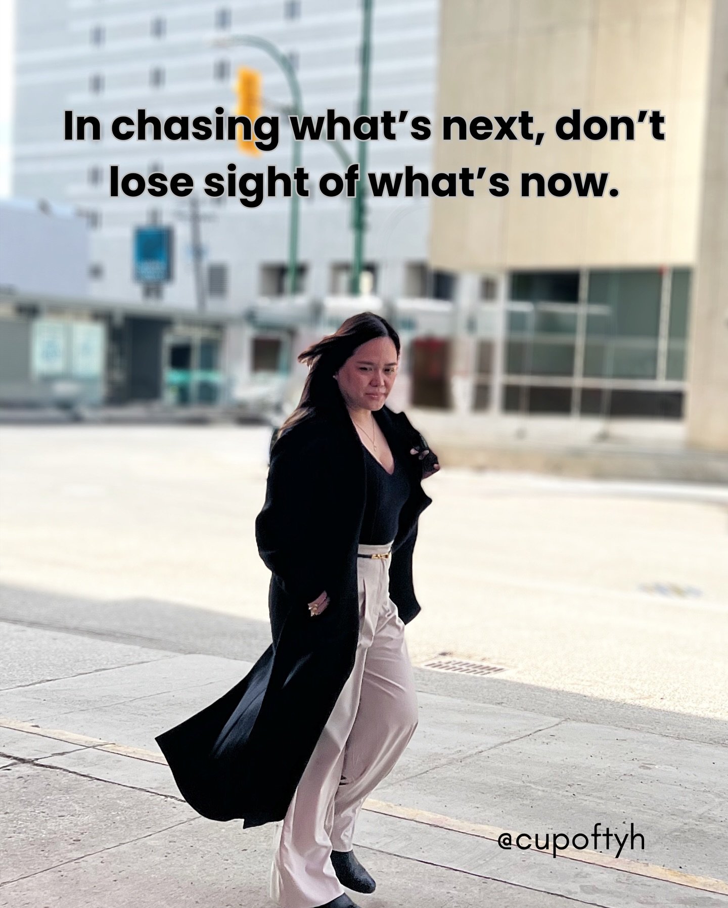 Sometimes we forget&hellip;
Sometimes we get so focused on the next goal, the next milestone, the next version of who we want to become&hellip; that we forget to look at what&rsquo;s already here.

Life has a way of making us chase&hellip; the dream 