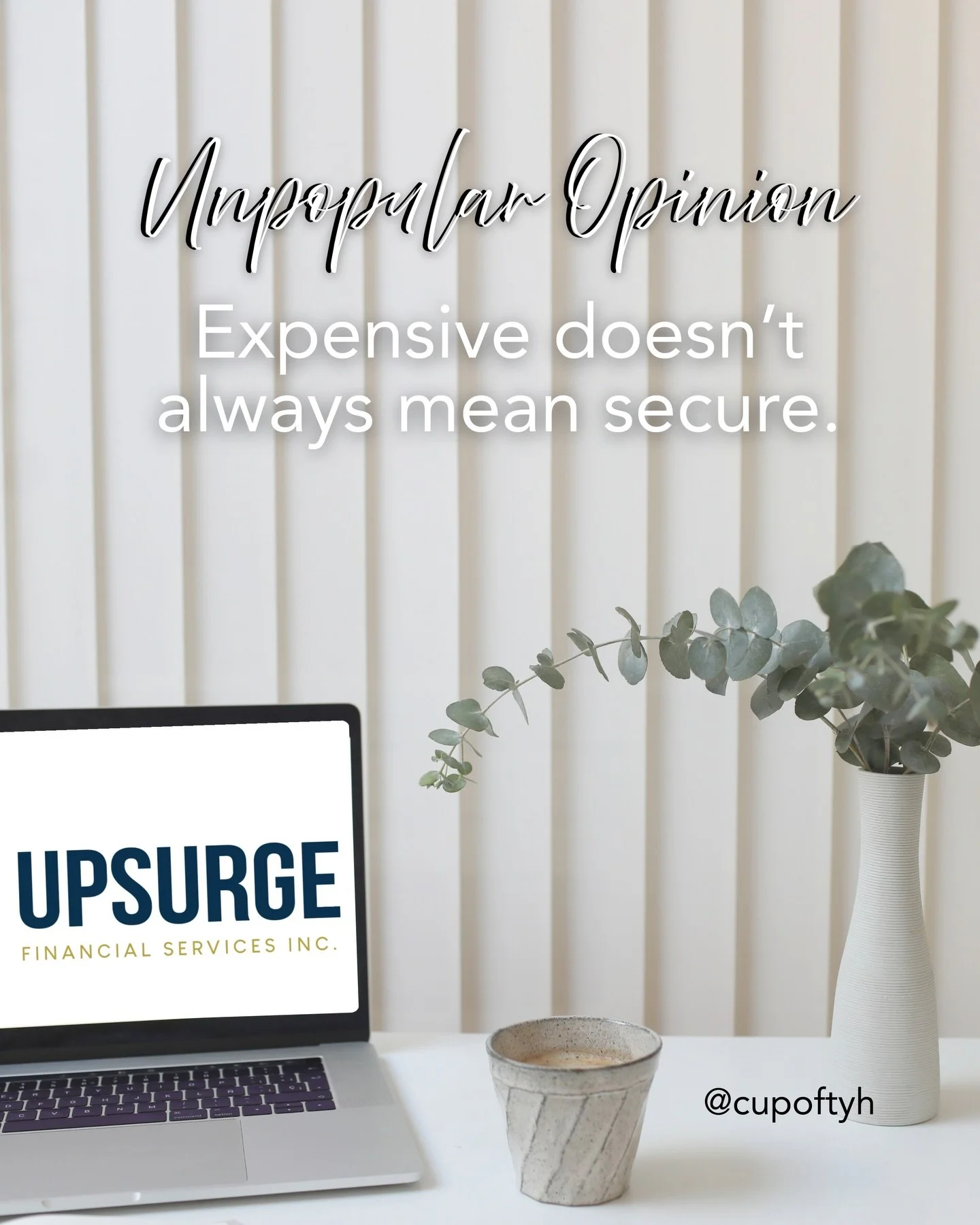 Luxury can look incredible on the outside.

But real security, you feel that on the inside, not just in what you own.

Because sometimes the shiny things come with quiet pressure: the stress to maintain it, to keep up, to look like everything is perf