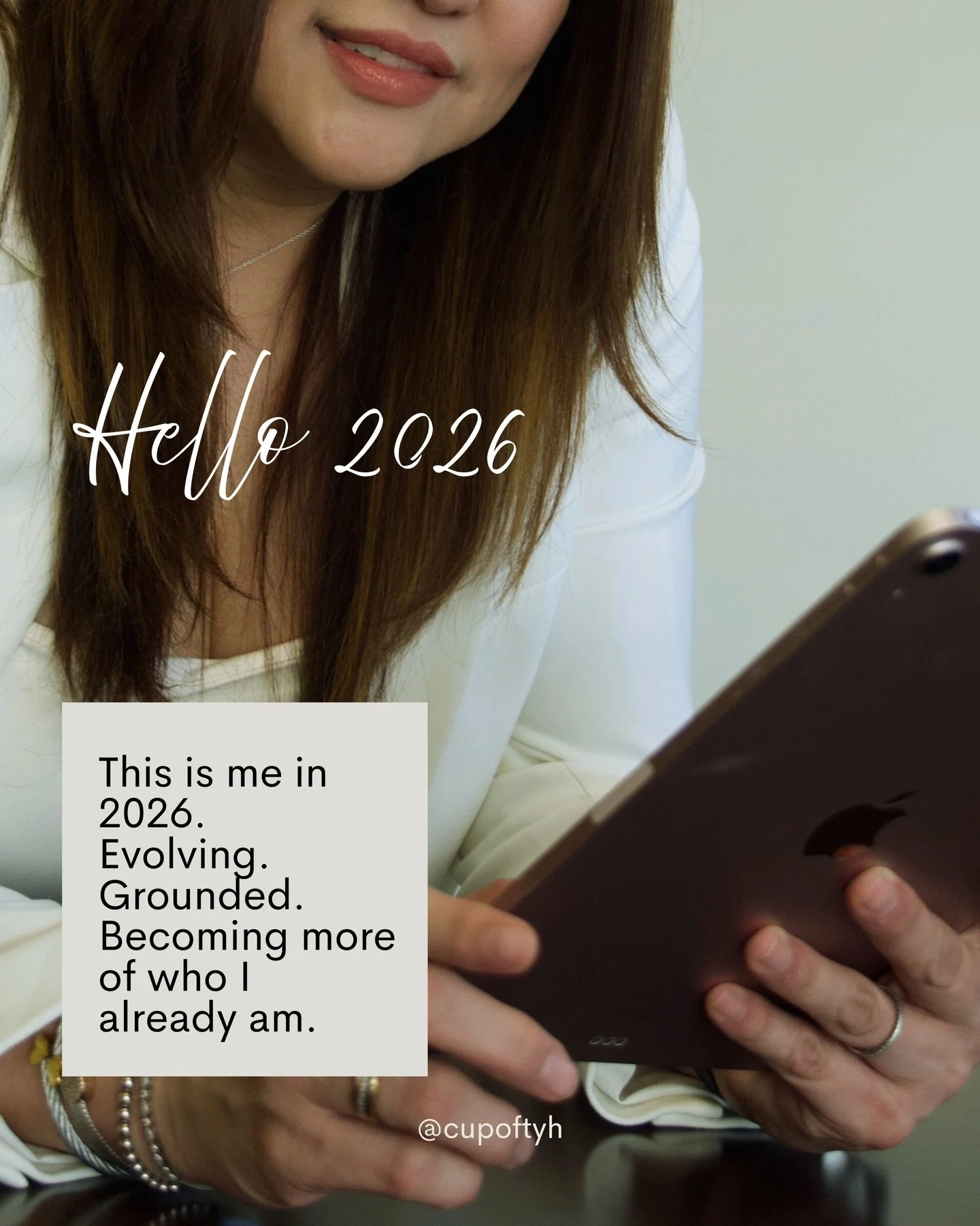 Entering 2026 with clarity, intention and an open heart.

This year isn&rsquo;t about reinventing myself, it&rsquo;s about becoming more aligned with who I already am and who I want to be.
Building thoughtfully. Living fully. Growing steadily.

Here&