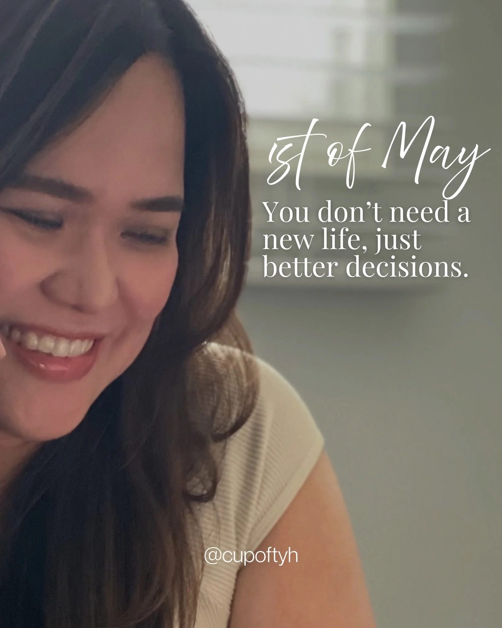 There&rsquo;s something about the first of May that feels&hellip; softer. Not the pressure of &ldquo;new year, new me.&rdquo; Just a quiet reminder that you can begin again&hellip; without rushing.

You don&rsquo;t need a full life overhaul.or perfec