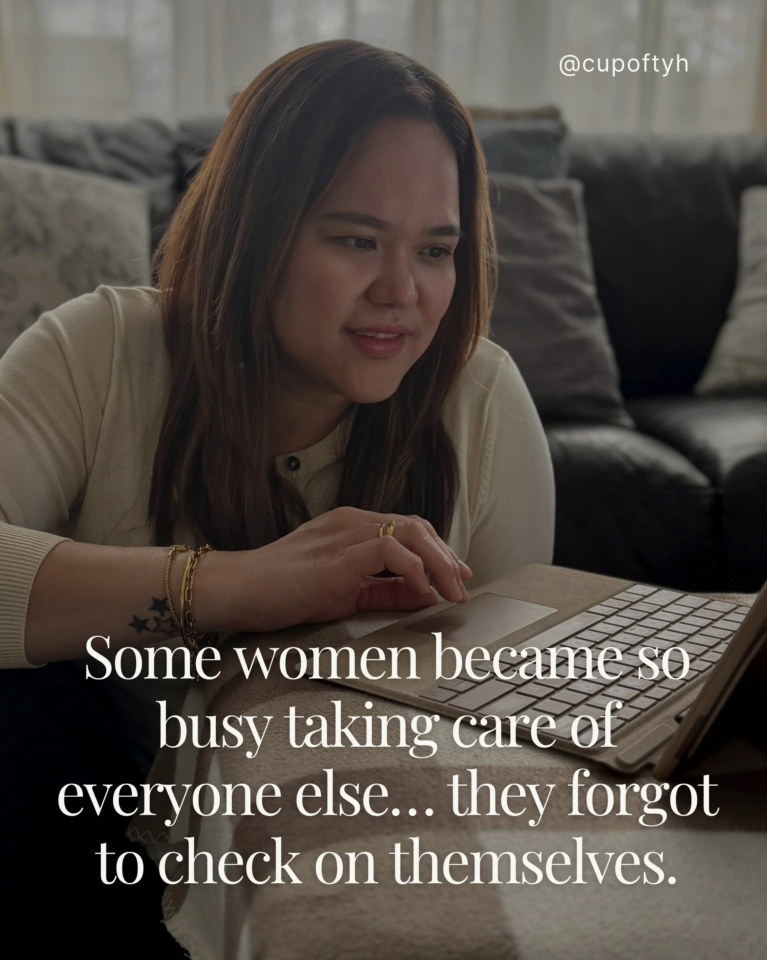 I sometimes think about how many women spend their lives being everything for everyone.

The planner. The provider. The comfort person. The responsible one. The one who always figures it out.

And somewhere in between caring for everyone else&hellip;