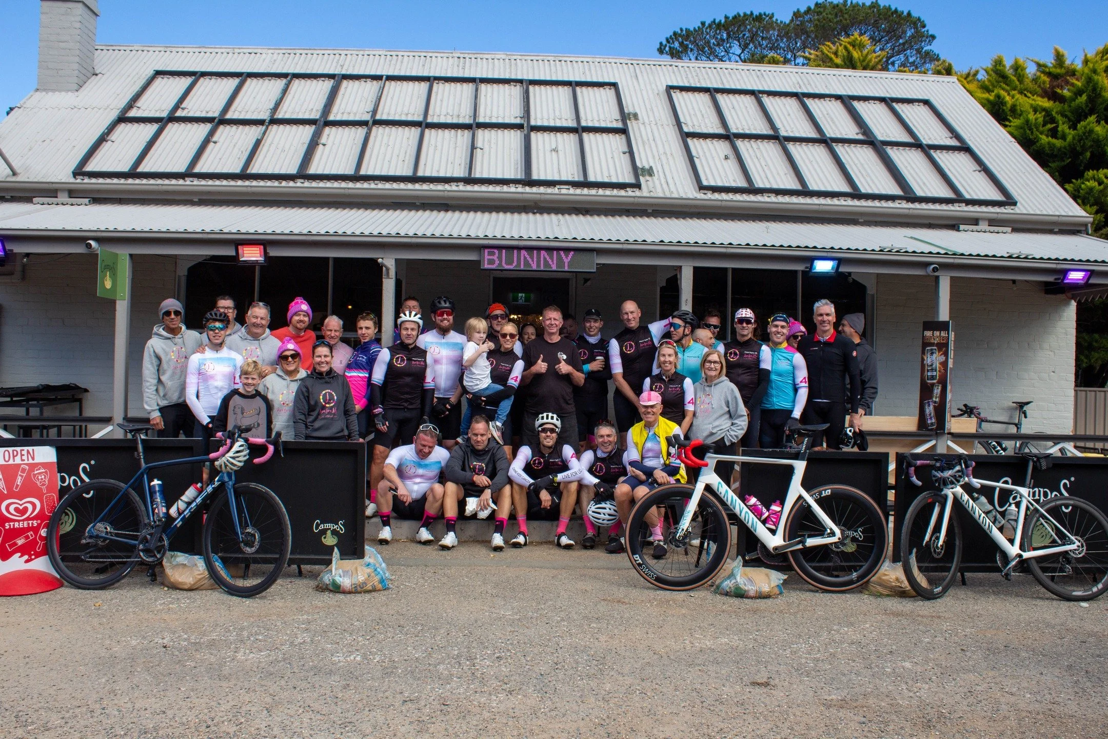 A selection of pics from Day 1 - 3 of the 2026 Ride for Lily. Taking in Canberra, Jindabyne, Perisher, Thredbo and on to Corryong. Thanks to Julia Mundy for her photography skills! 

Still time to donate and help us find a cure for childhood cancer a