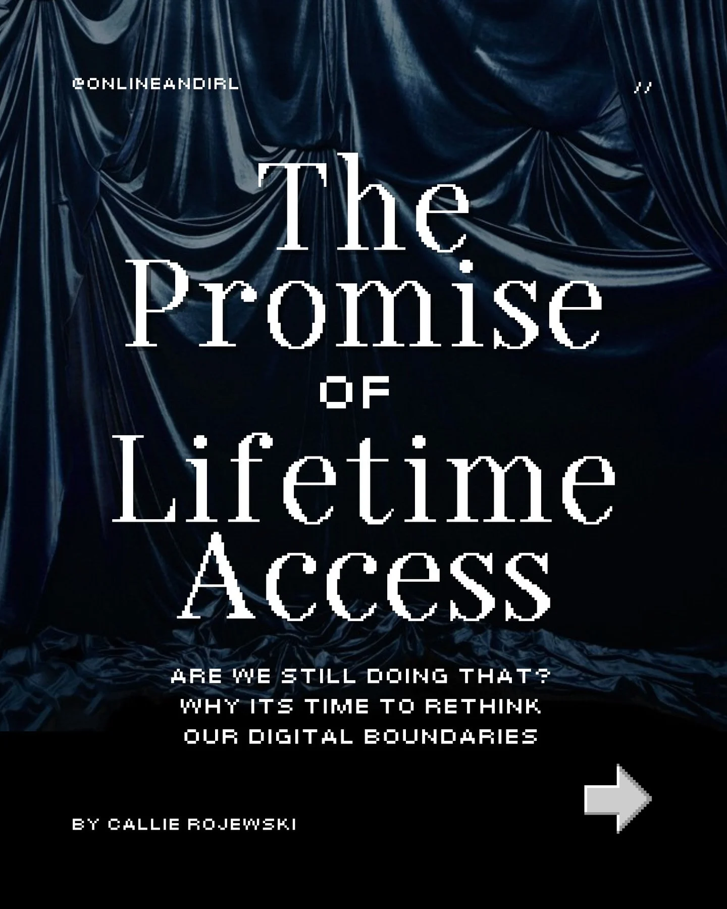 Thoughts?! 

#digitalculture #marketing #onlinebrand #creatoreconomy #buymycourselol