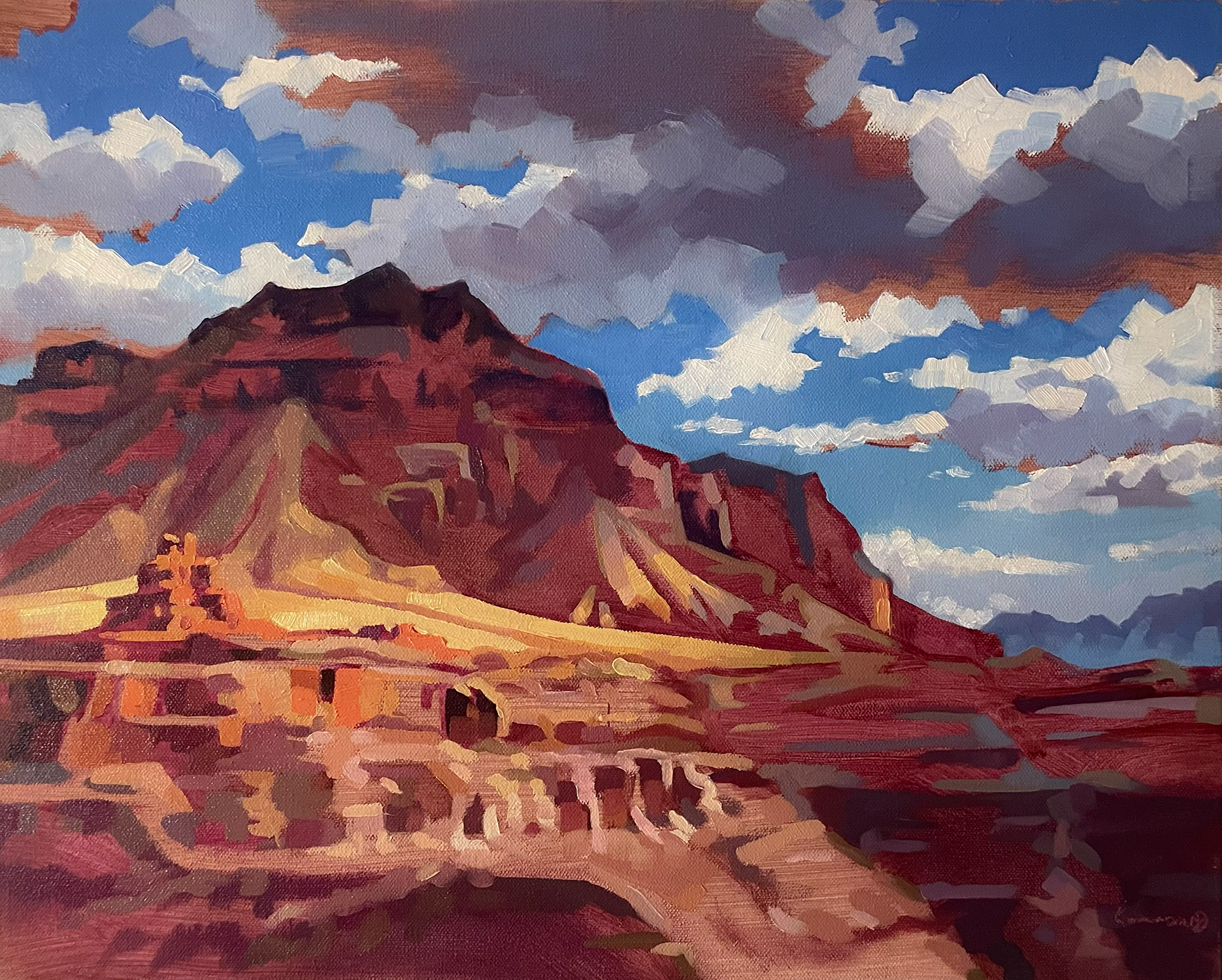 Littlefield 2025, 16" X 20", oil on canvas, 2026