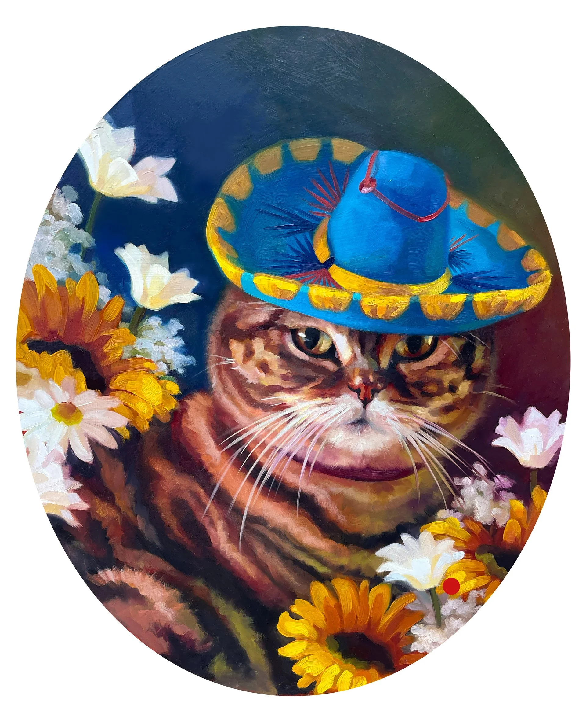 "Mariachi Myles", 16 X20, Oil on Panel, 2025