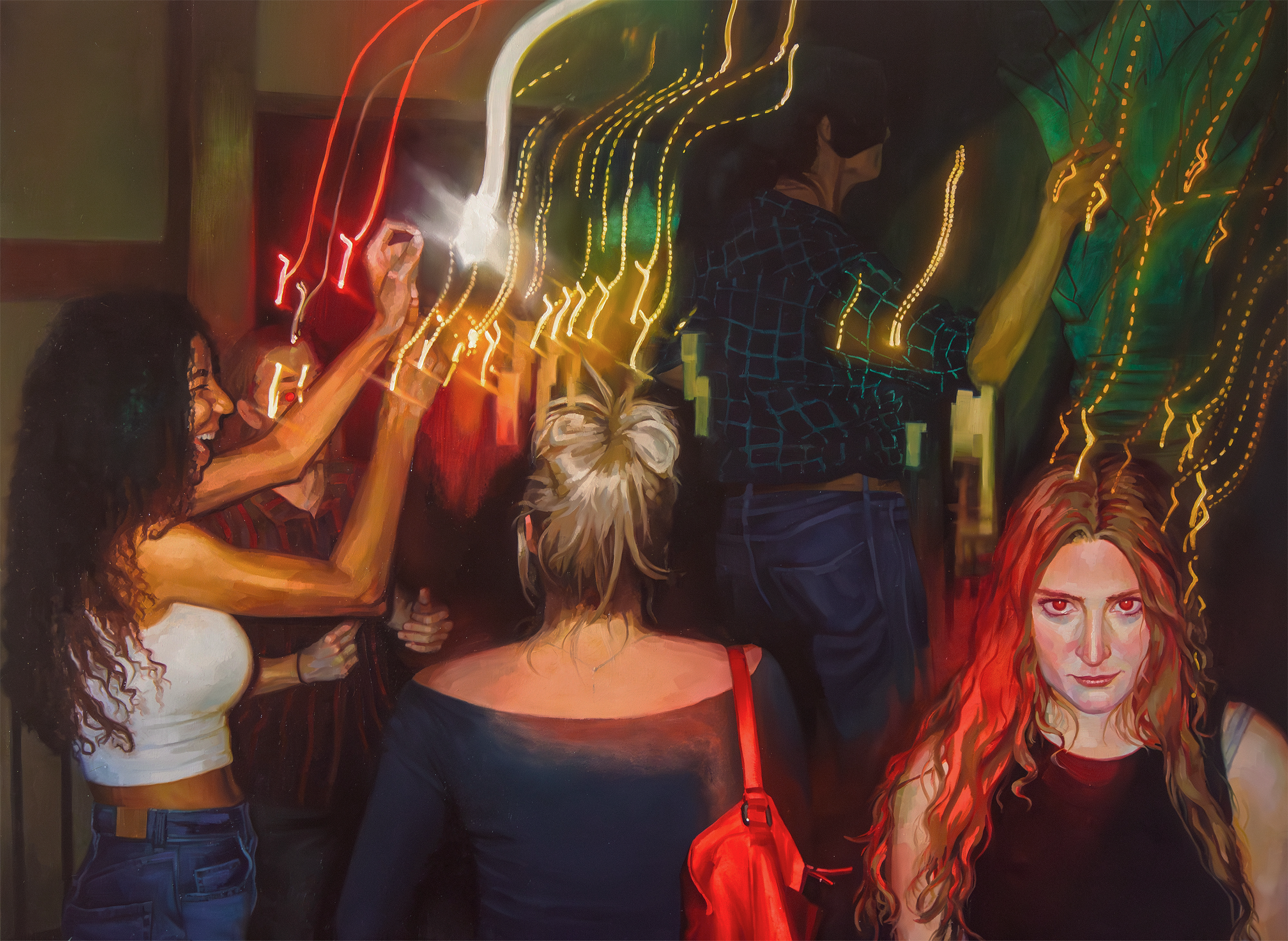 Evil Eyes, 48" X 60"