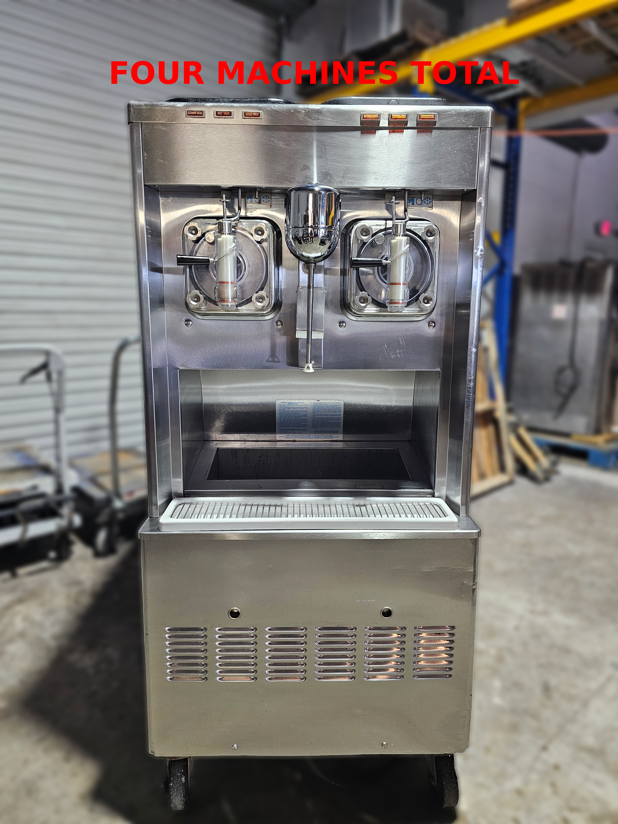 Four Machine Bundle - Taylor 342D Double Flavor Frozen Drink, Margarita, & Milkshake Machine - 220V Air Cooled